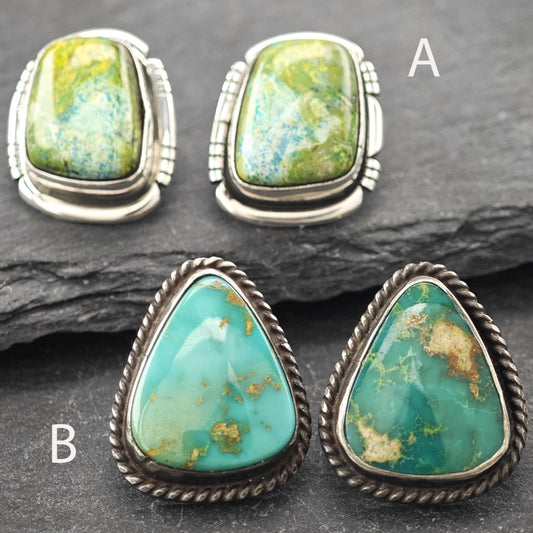 Choice of Native American Stud Earrings Sterling Silver