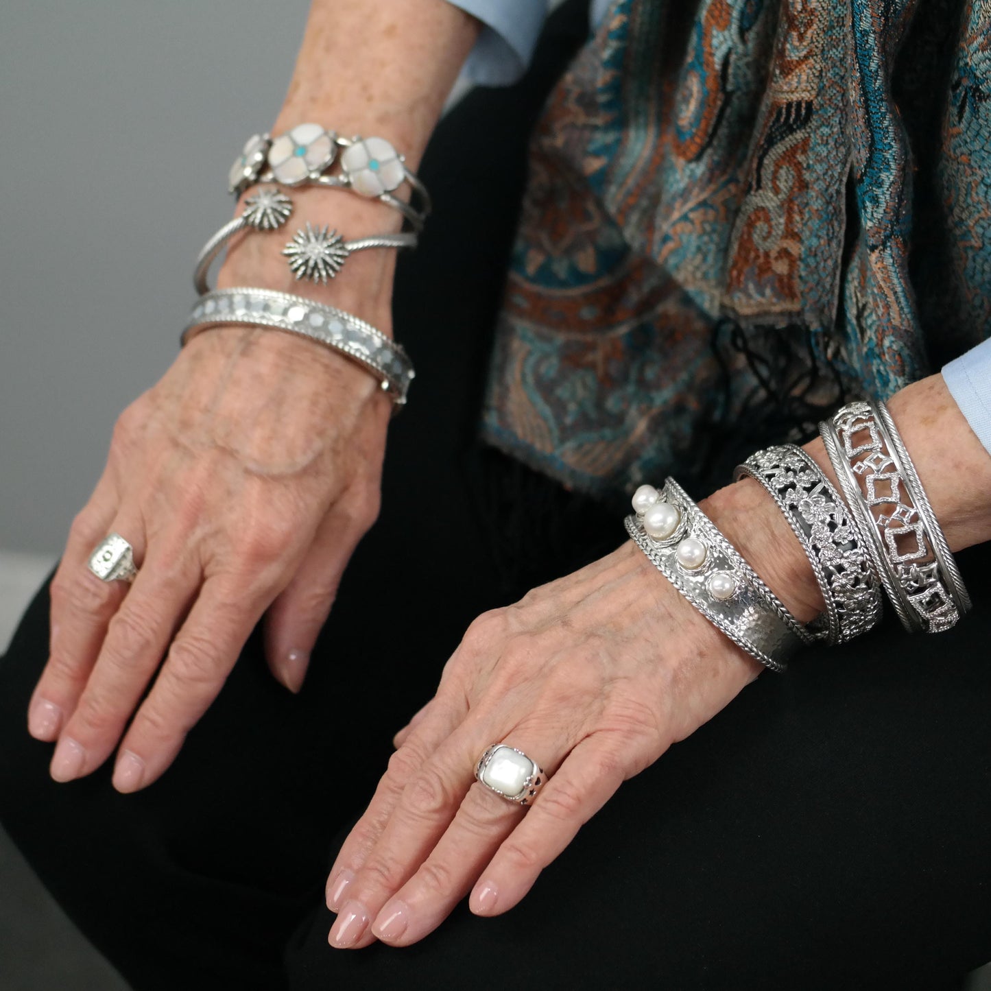 David Yurman Cuff Bracelet Sterling Silver