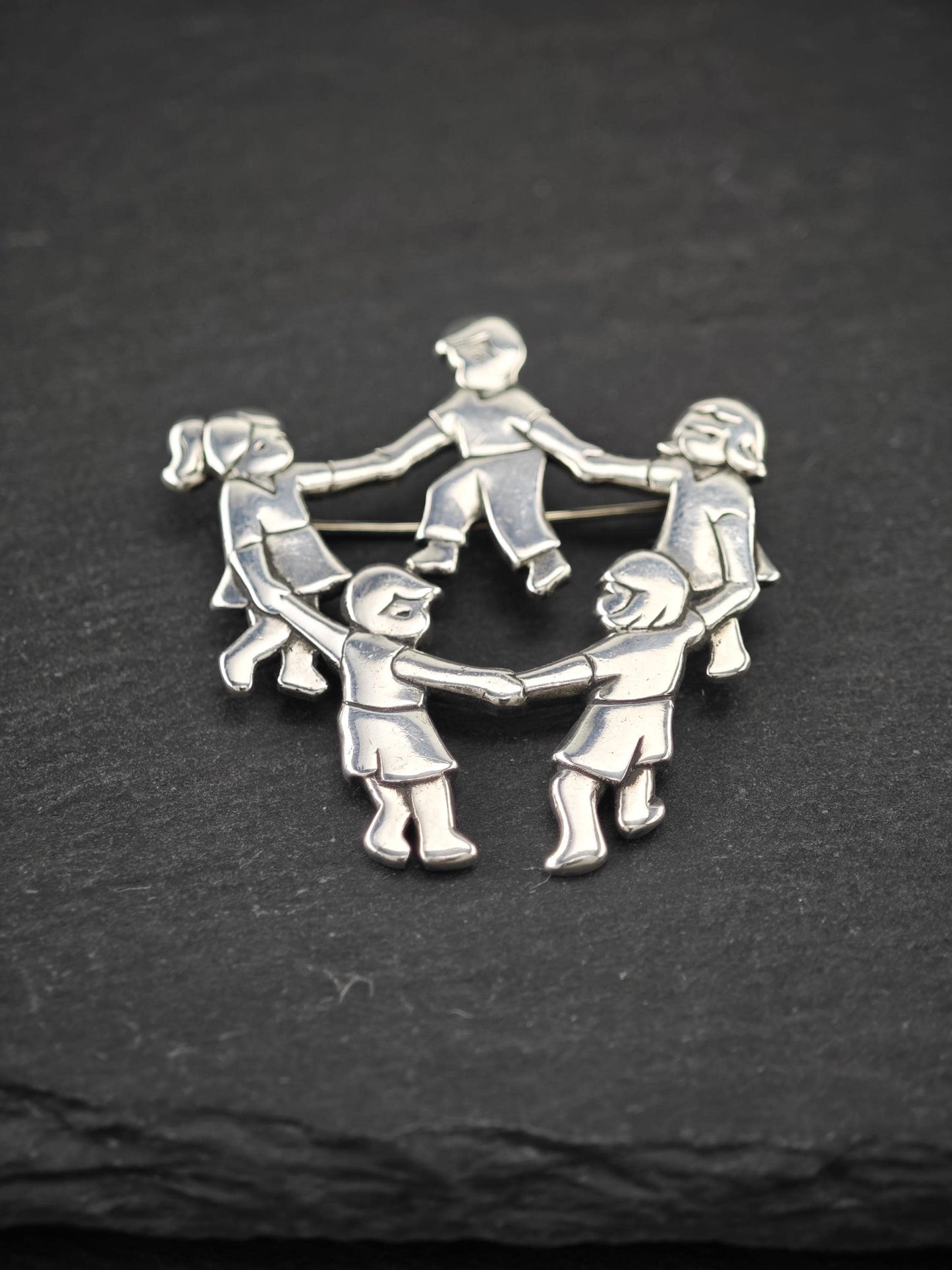 James Avery Ring Around The Roise Brooch Sterling Silver