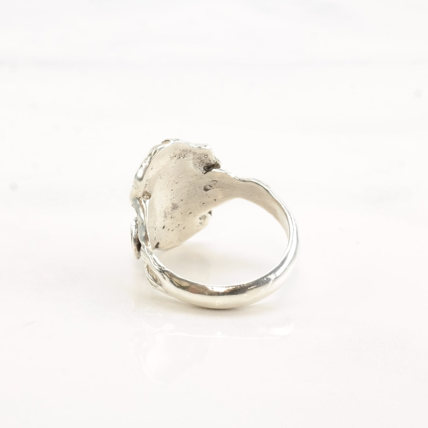 Vintage Sterling Silver Ring Art Nouveau Revival Fairy Size 7