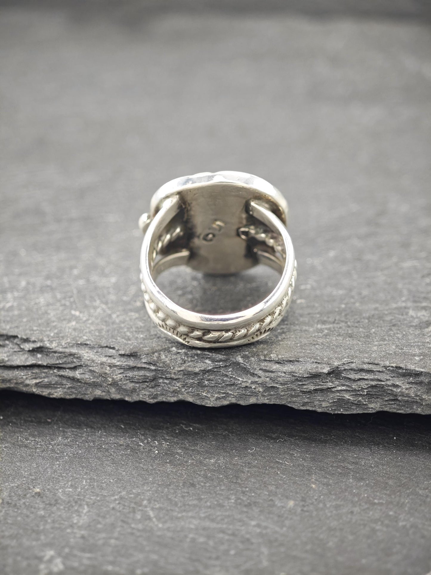 Native American, Shadow Box Ring Sterling Silver R5772