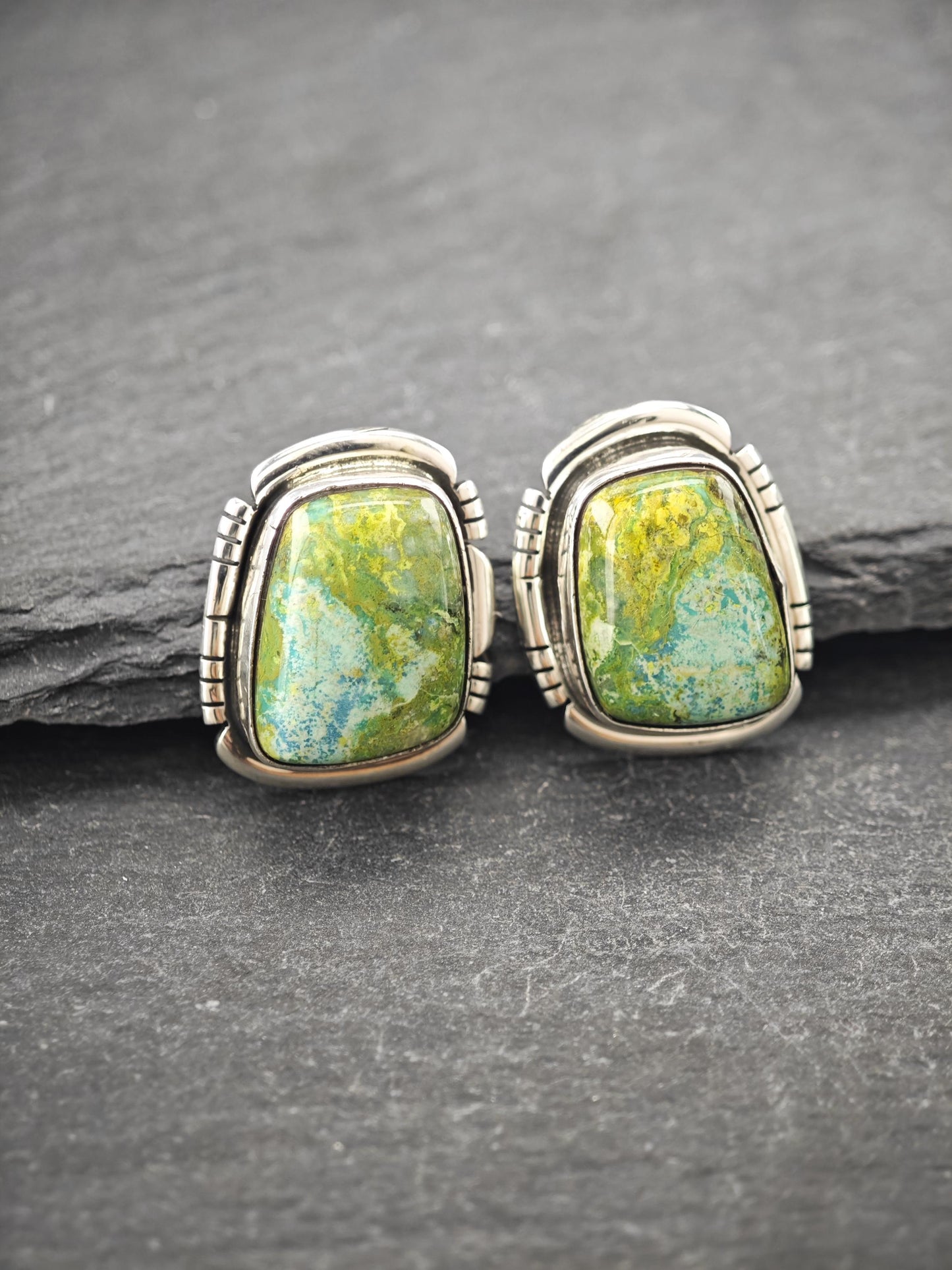 Choice of Native American Stud Earrings Sterling Silver