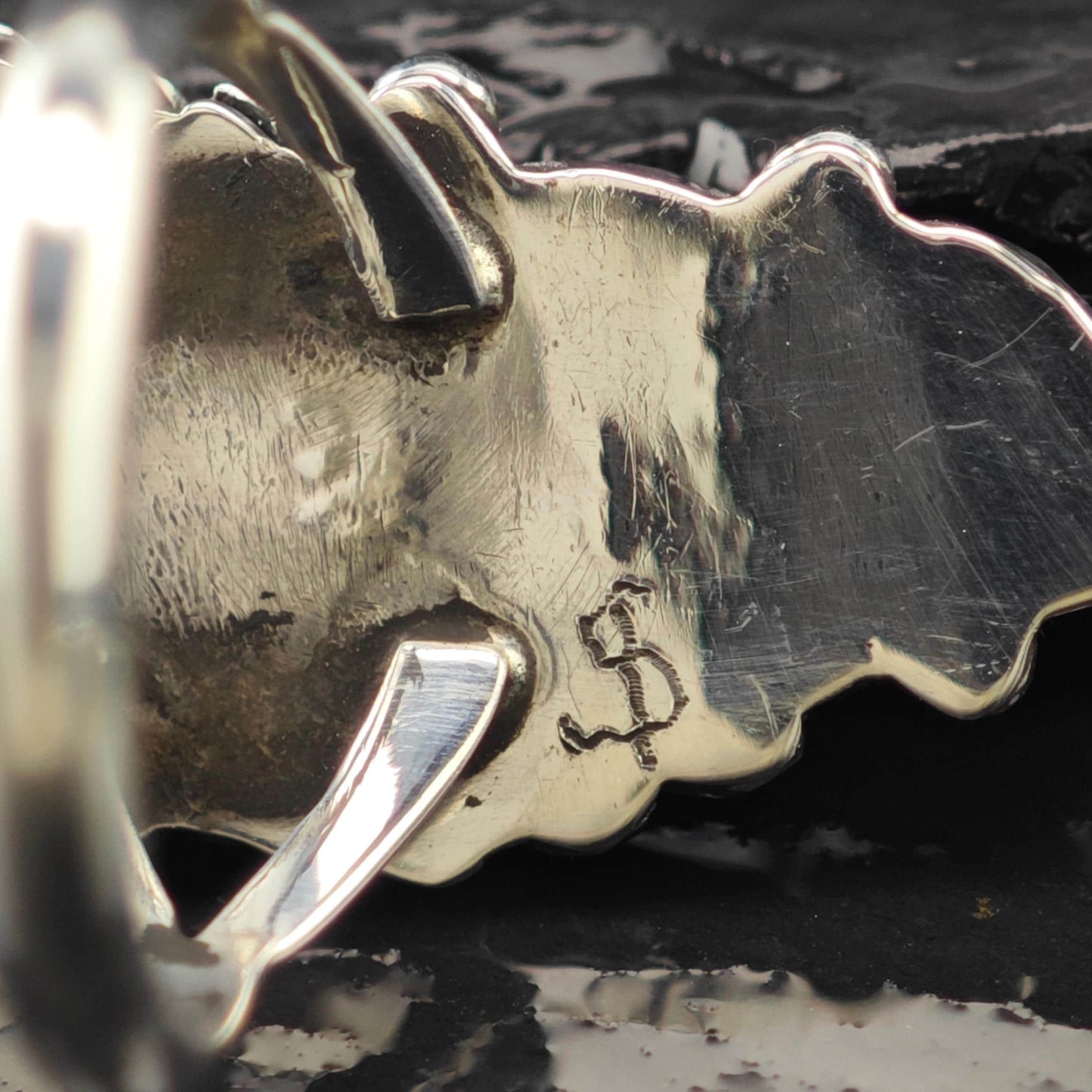 Native American Turquoise, Coral Ring Sterling Silver