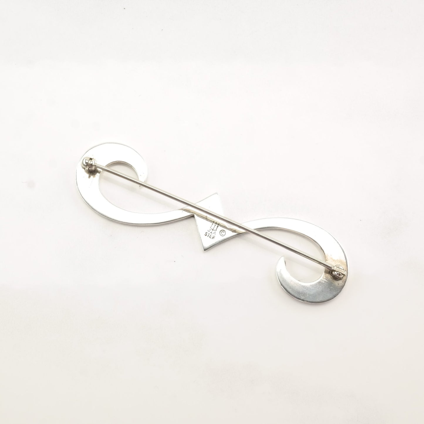 James Avery Sterling Silver Brooch Swirl Retired