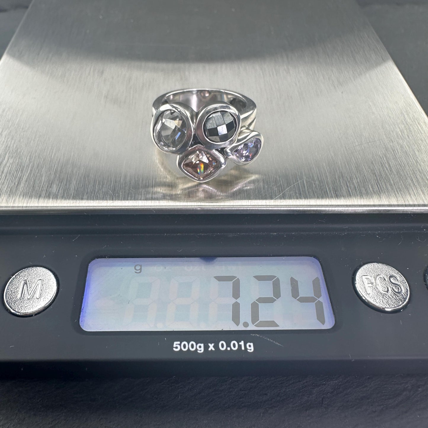 Sterling Silver Ring Sz5 1/4 R5628