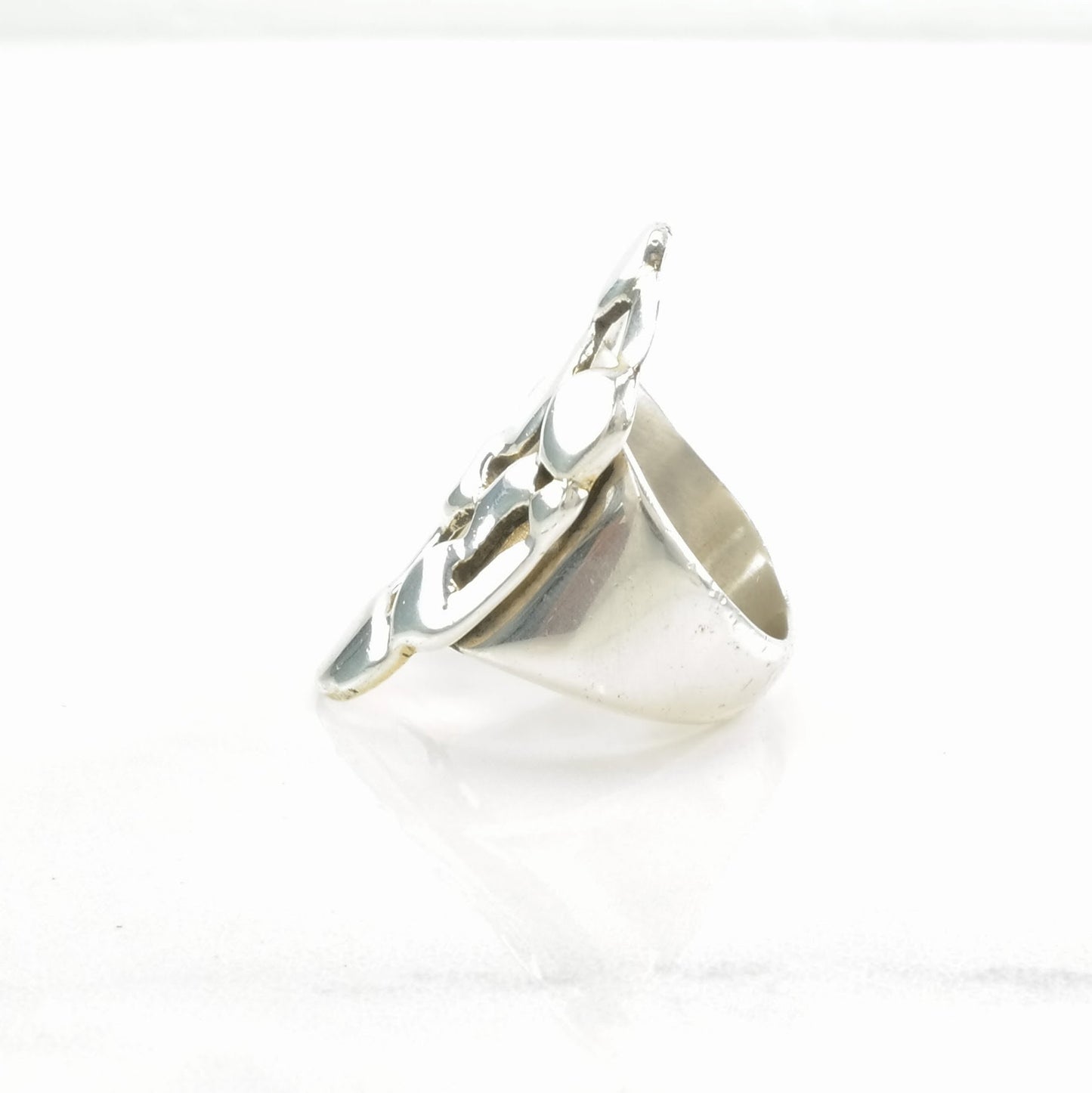 Vintage Sterling Silver Ring Abstract Bubbles Size 7