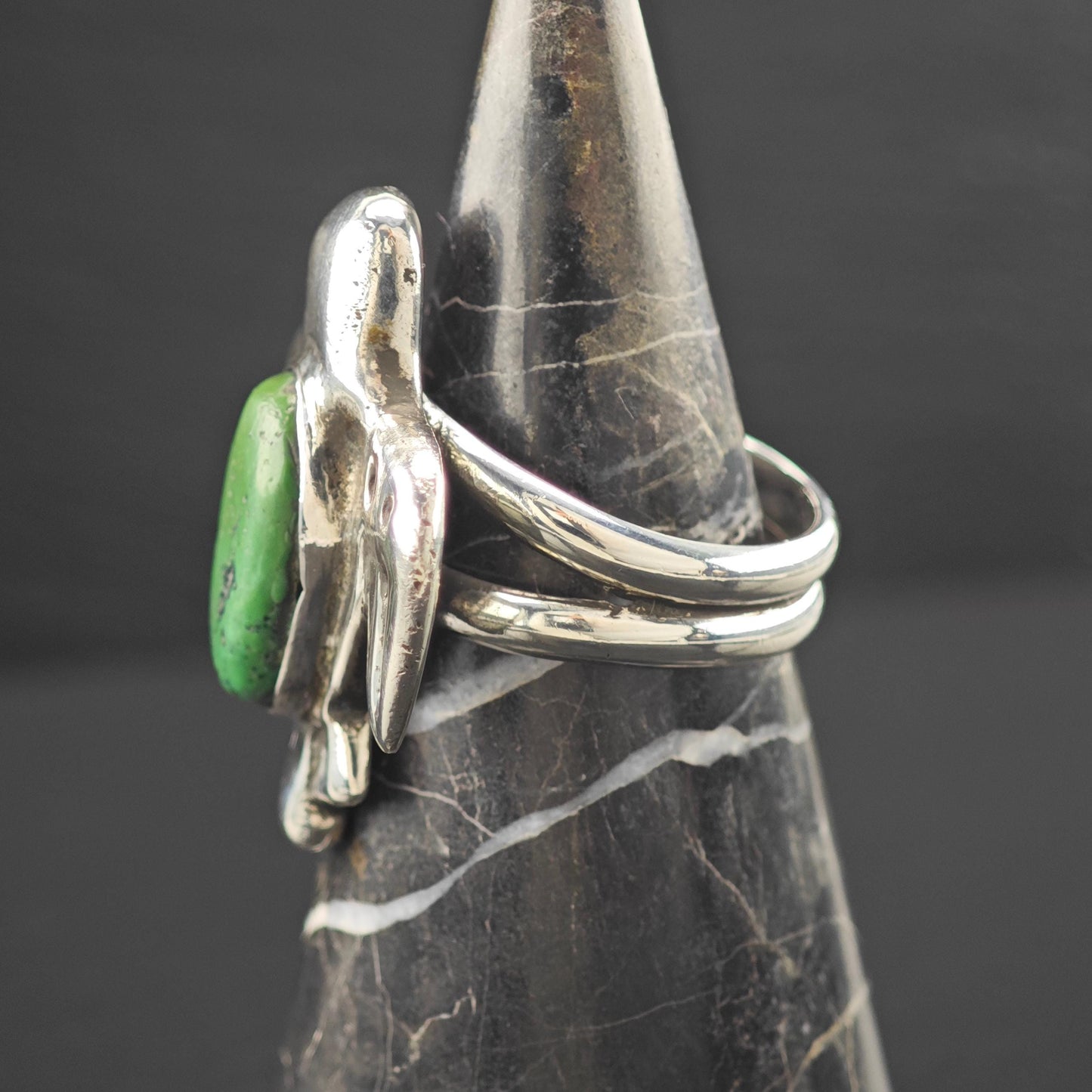 SW Thunderbird Turquoise Ring Sterling Silver