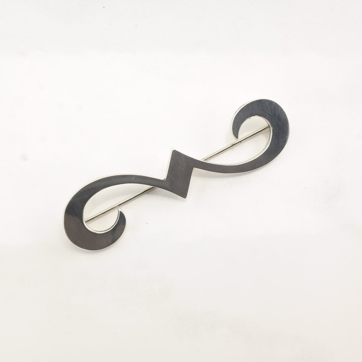 James Avery Sterling Silver Brooch Swirl Retired