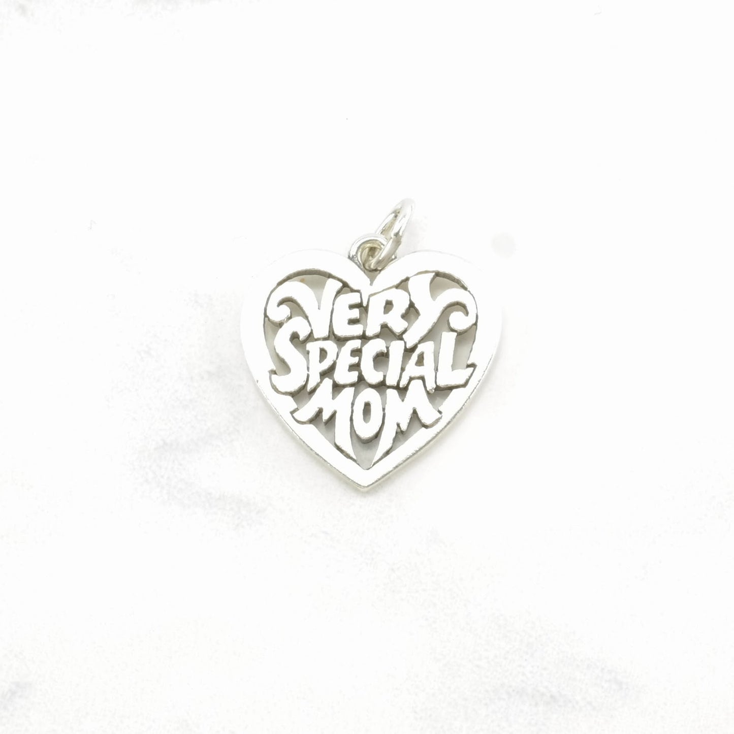 Choice: Vintage James Avery Portrait Cake, Mom Sterling Silver Pendant
