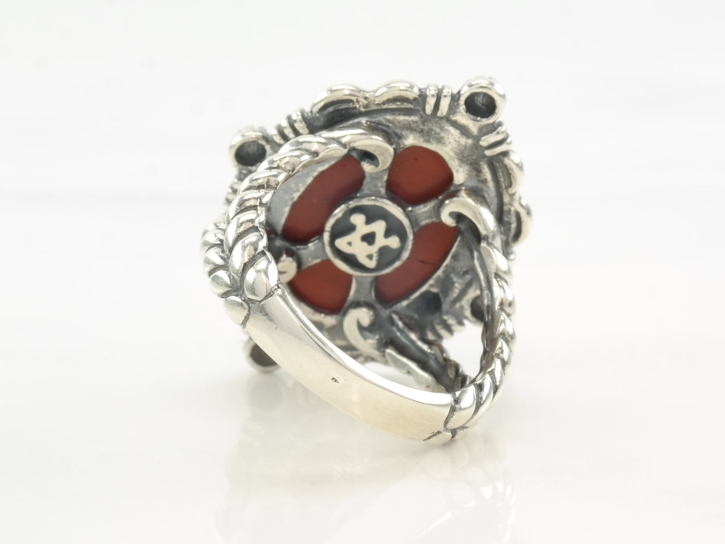 Vintage American West Ring Jasper Sterling Silver Size 9
