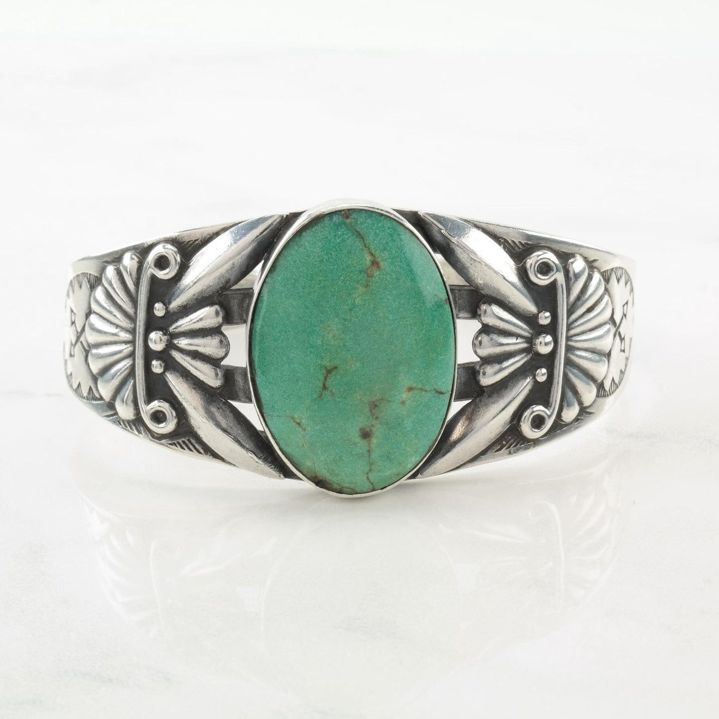 Fred Harvey Era, Sterling Silver Cuff Bracelet