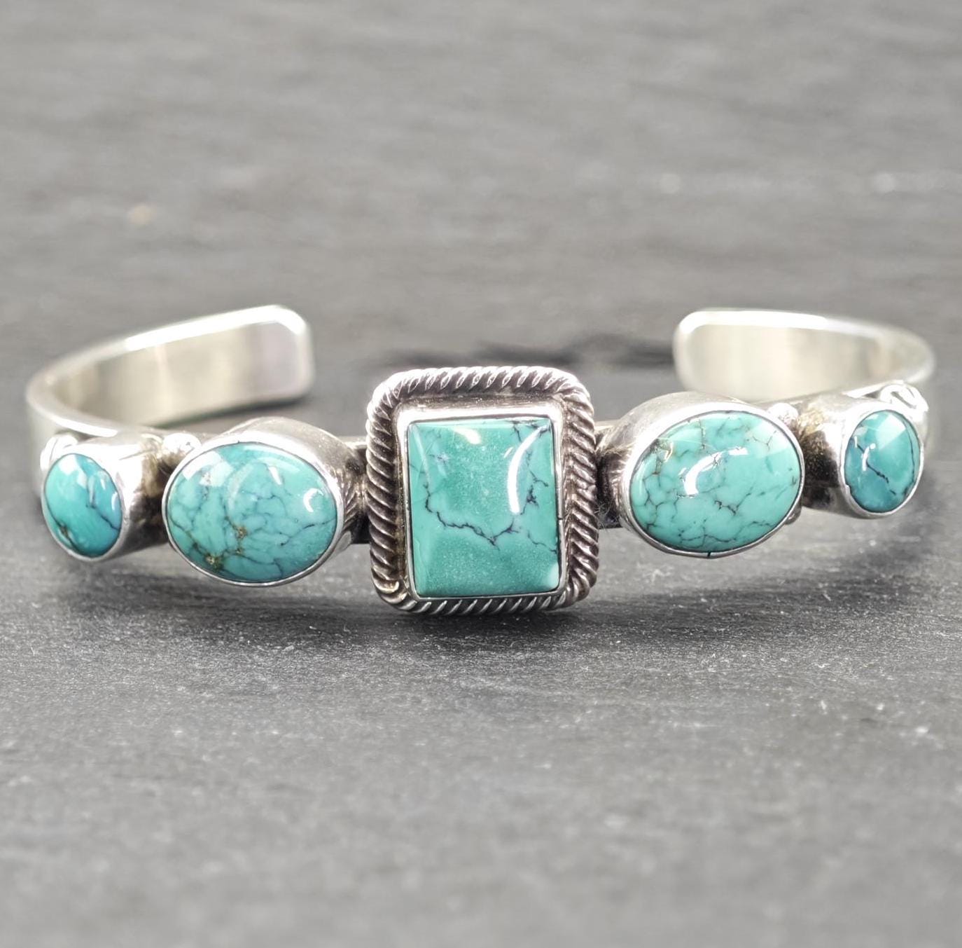 Vintage Navajo Sterling Silver Cuff Bracelet