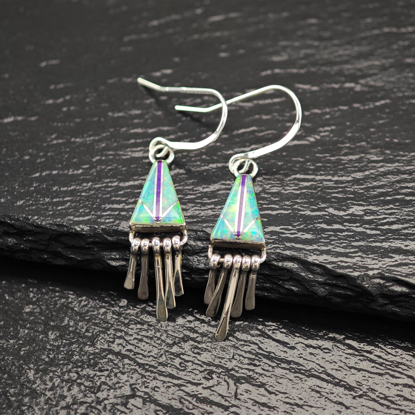 Choice of Vintage Fish Hook Earrings Sterling Silver