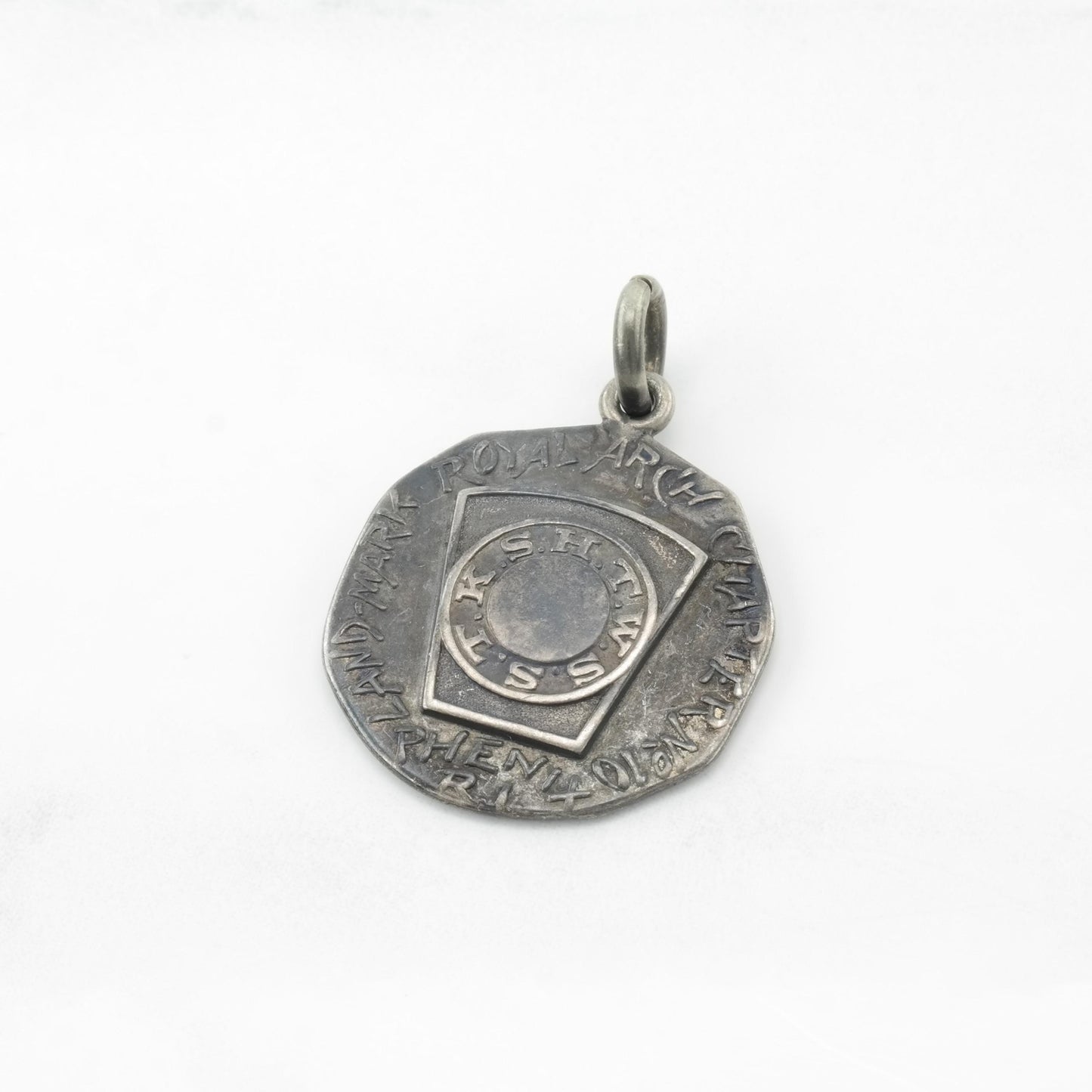 Vintage Masonic Royal Arch Sterling Silver Pendant