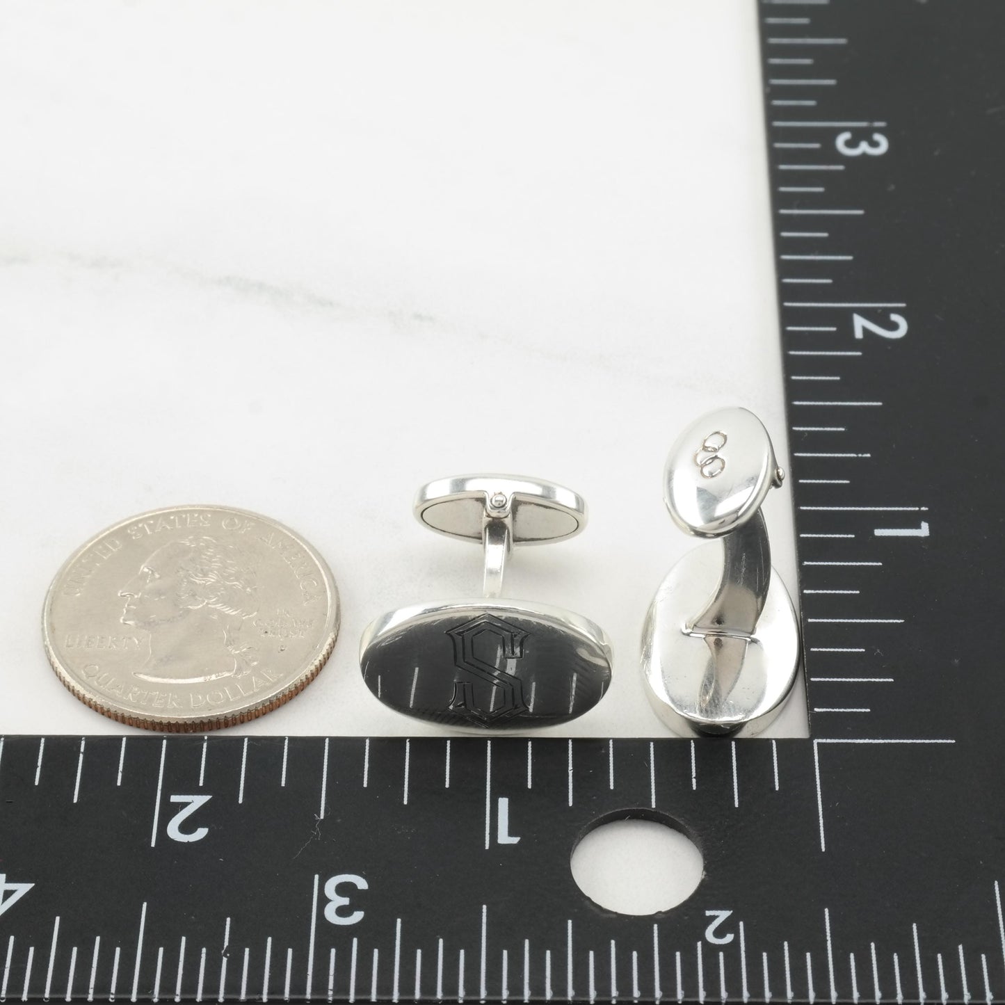 Links of London Sterling Silver Cufflinks S Monogram MISC0268