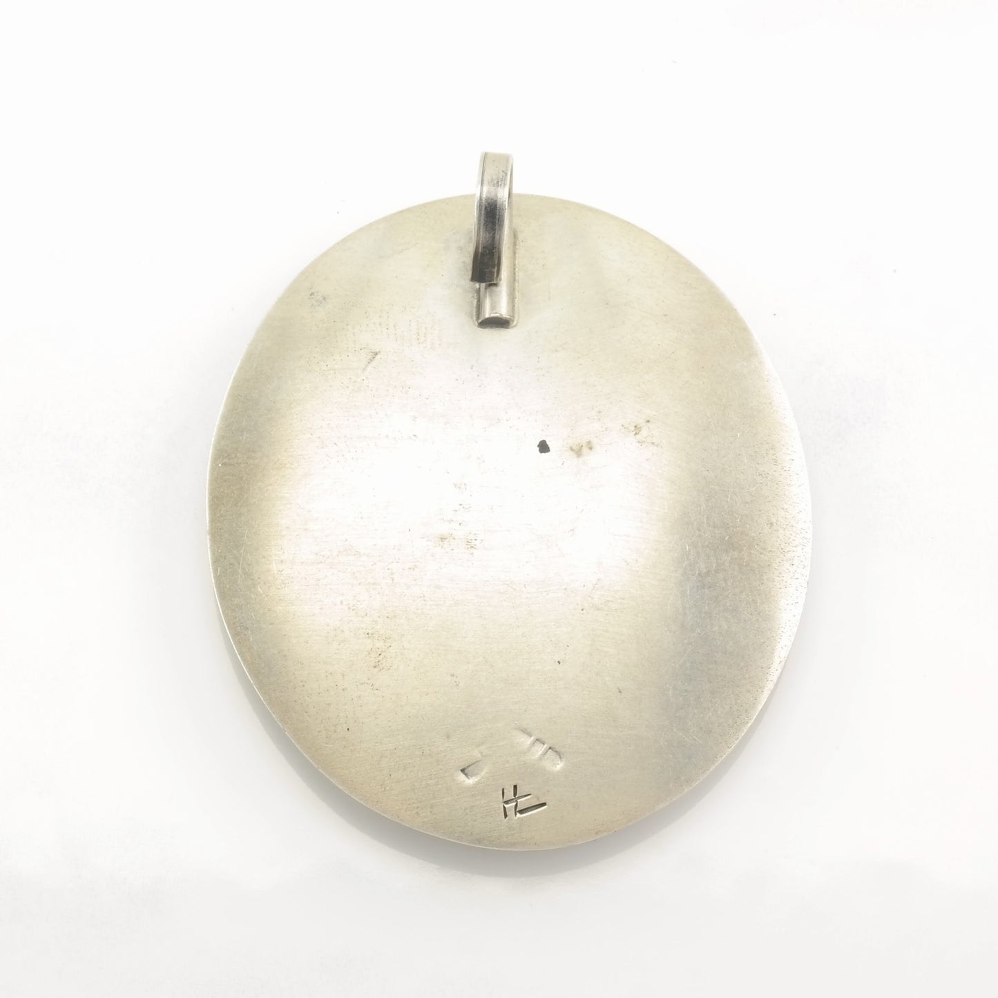 Vintage Hopi Overlay Turtle Sterling Silver Pendant