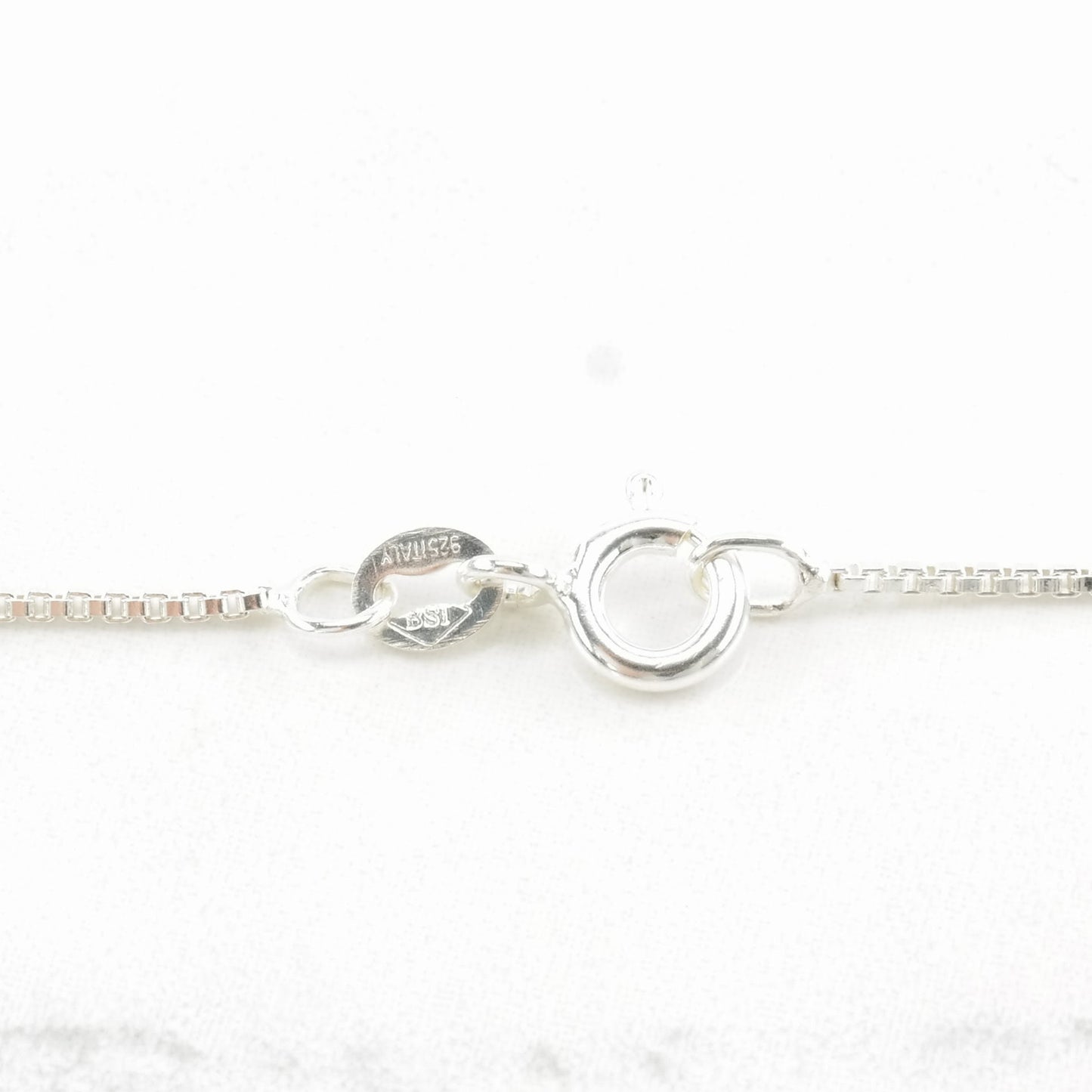 Vintage Sterling Silver 1 mm link 22 inch Necklace