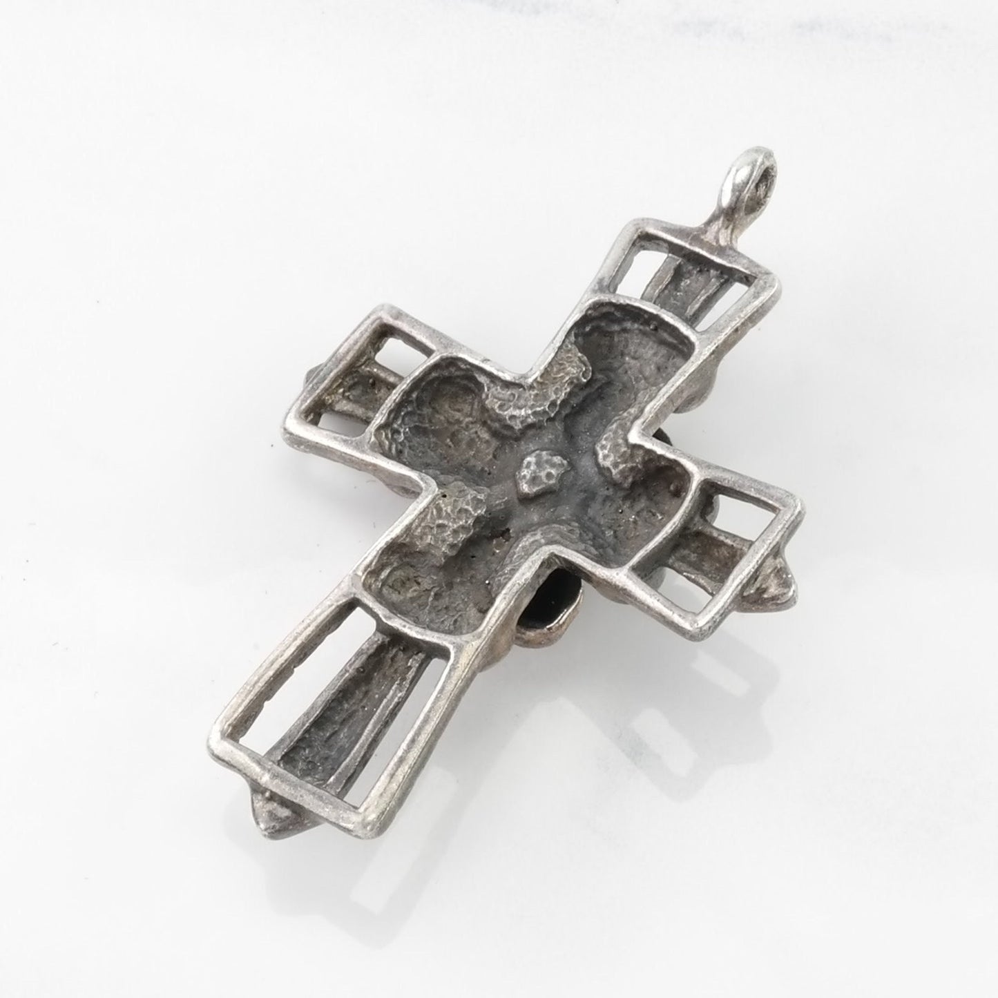 Vintage Knight Cross Sterling Silver Pendant