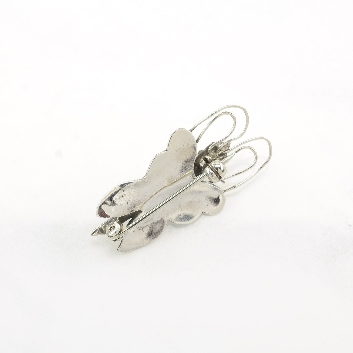 Southwest Sterling Silver Brooch Butterfly Turquoise