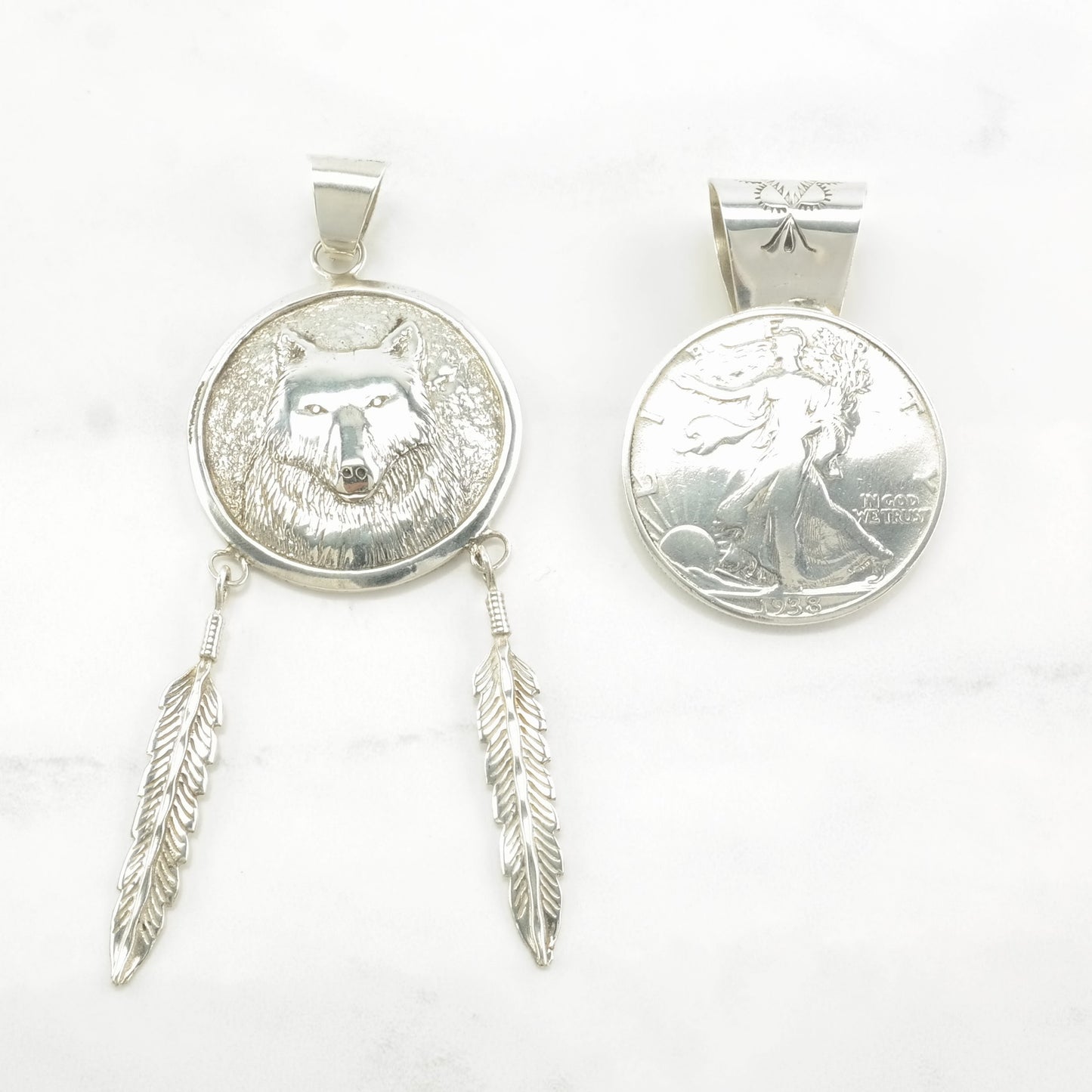 Vintage Southwest Choice Of Southwest Sterling Silver Pendant