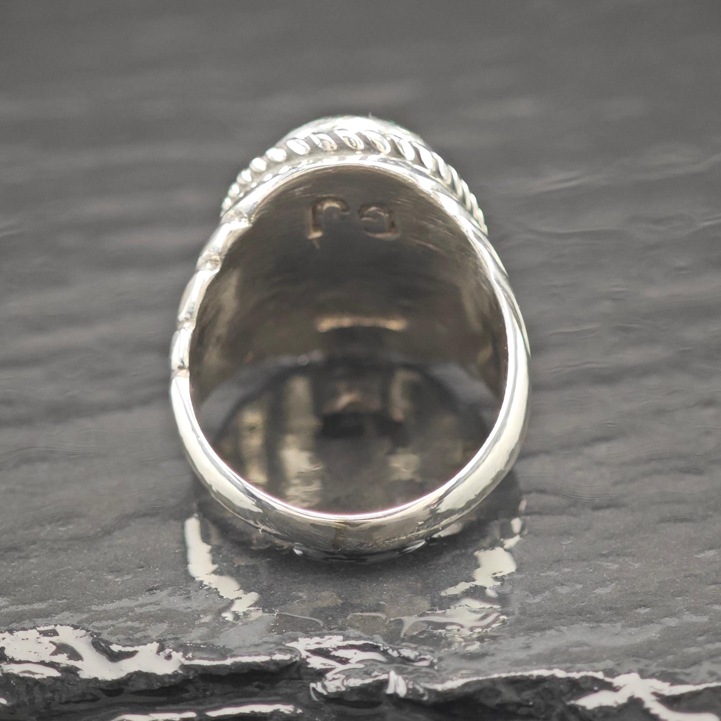 Large Turquoise Ring Sterling Silver Native American