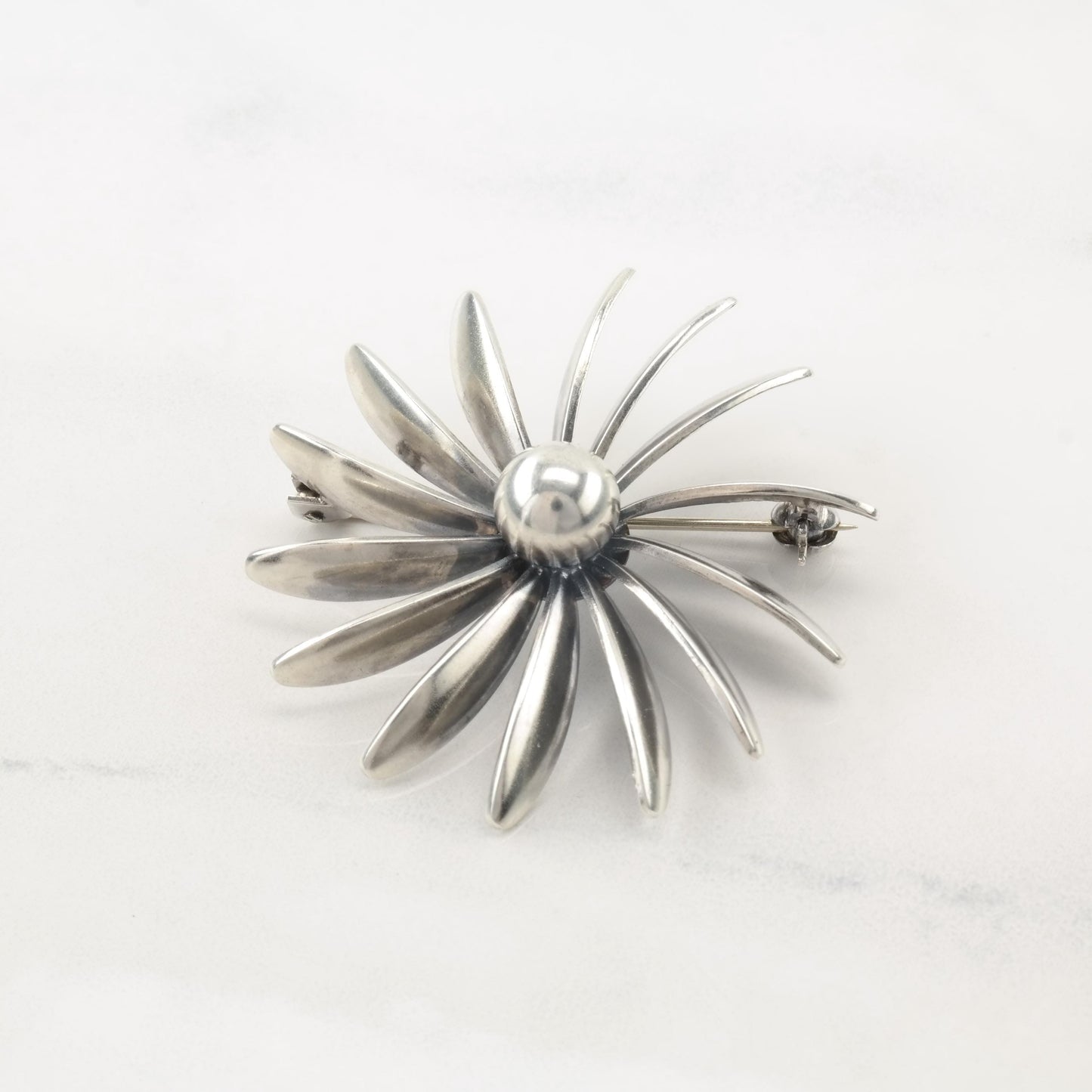 MCM Floral SCF, Denmark Sterling Silver Brooch B2010