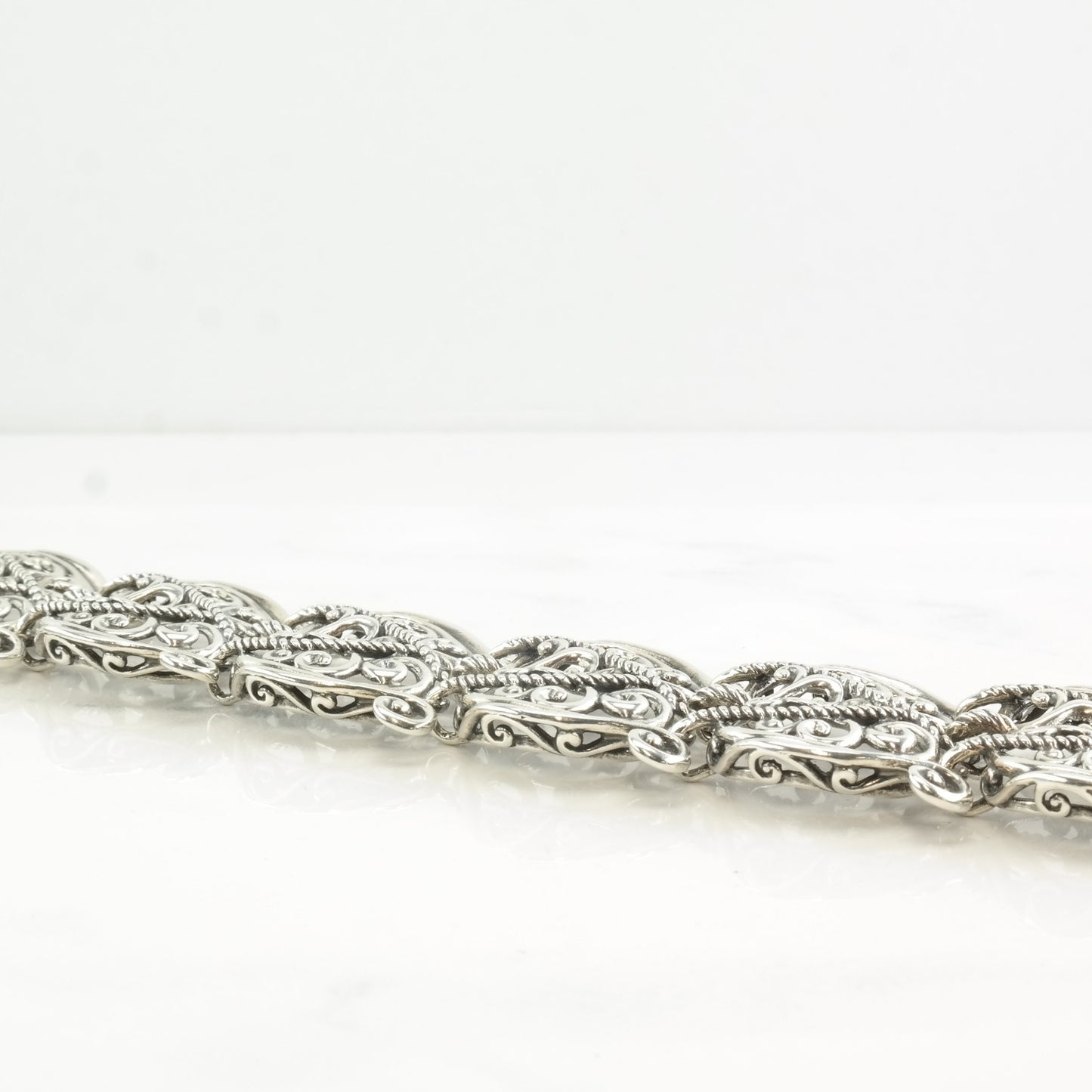 Carolyn Pollack Sterling Silver Link Bracelet BR2190