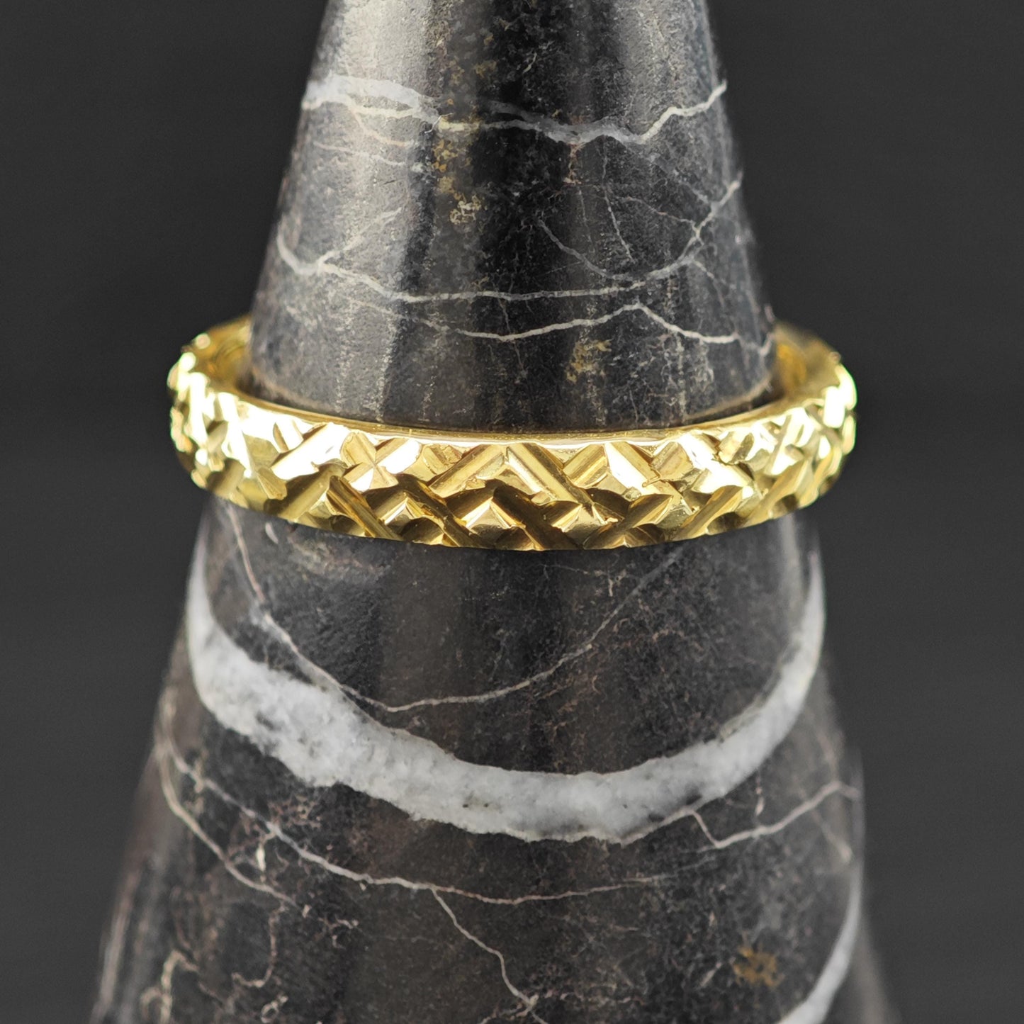 14K Gold Plated Sterling Silver Ring - Simple Minimalist Band