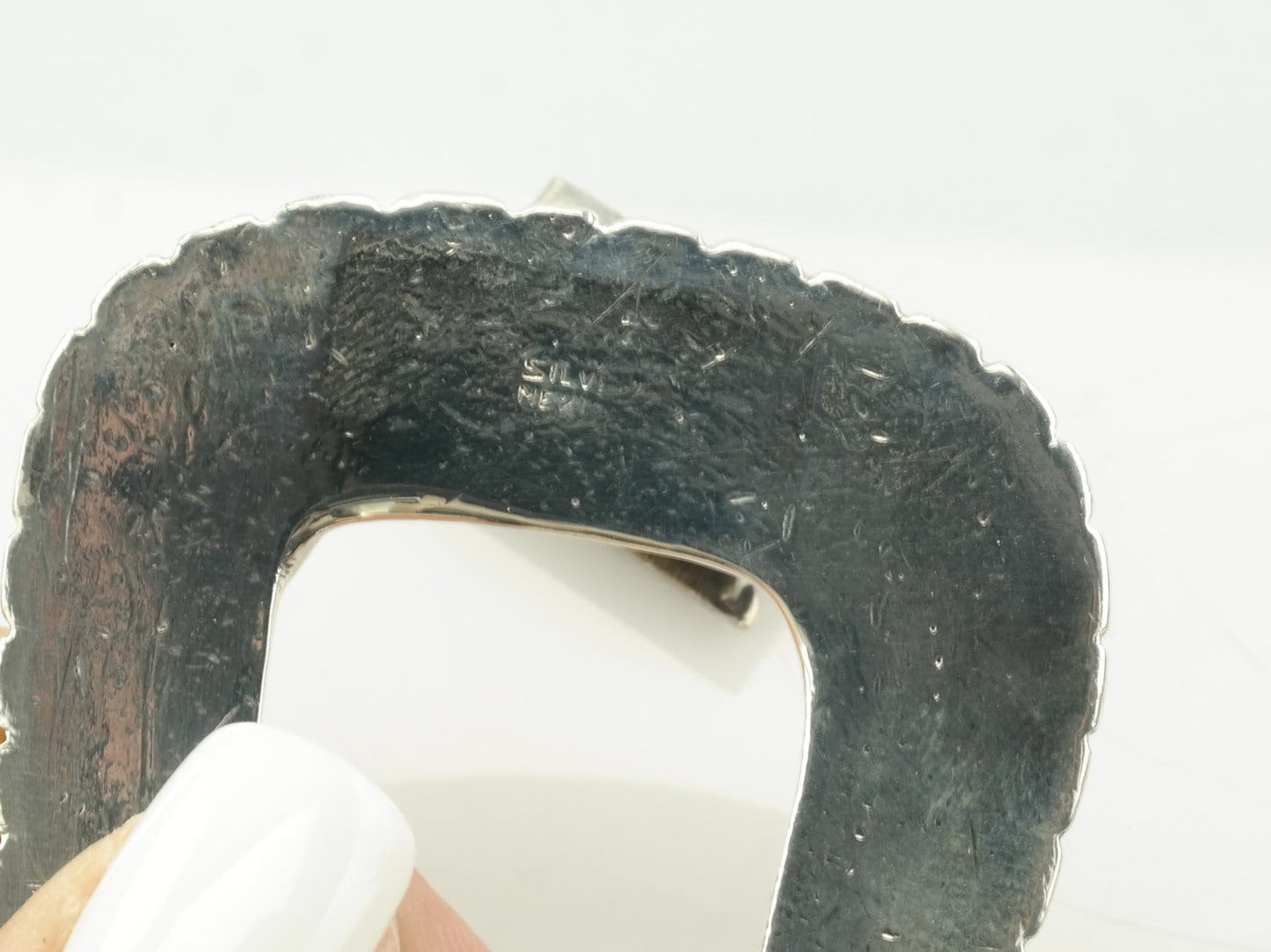 Ranger Belt Buckle Sterling Silver Rose Gold Overlay Mexico