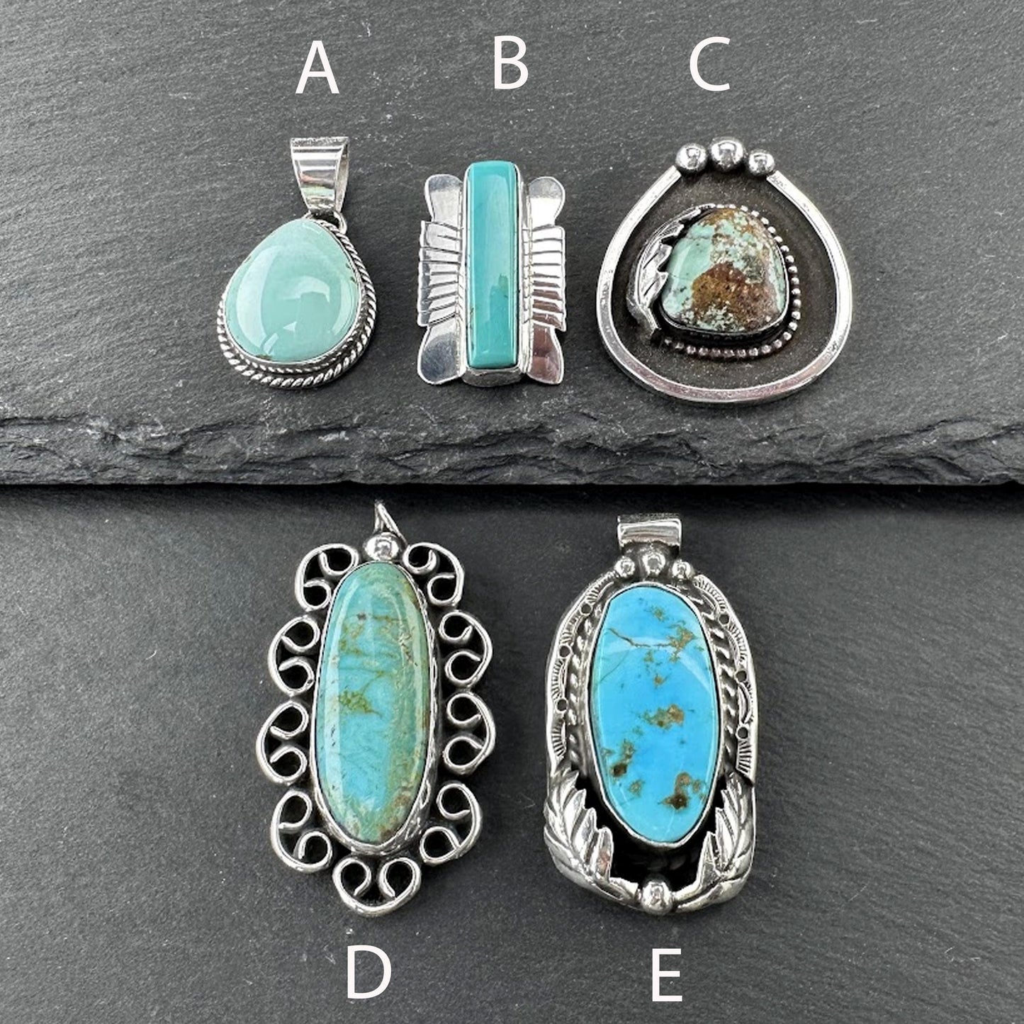 Choice of Native & Southwest Pendants Sterling Silver