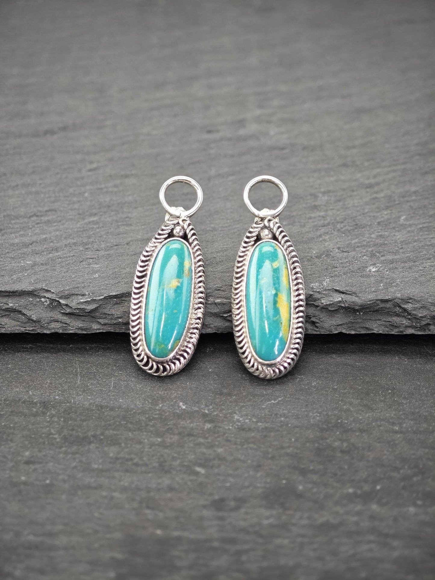 Vintage Modernist Sterling Silver Stud Earrings