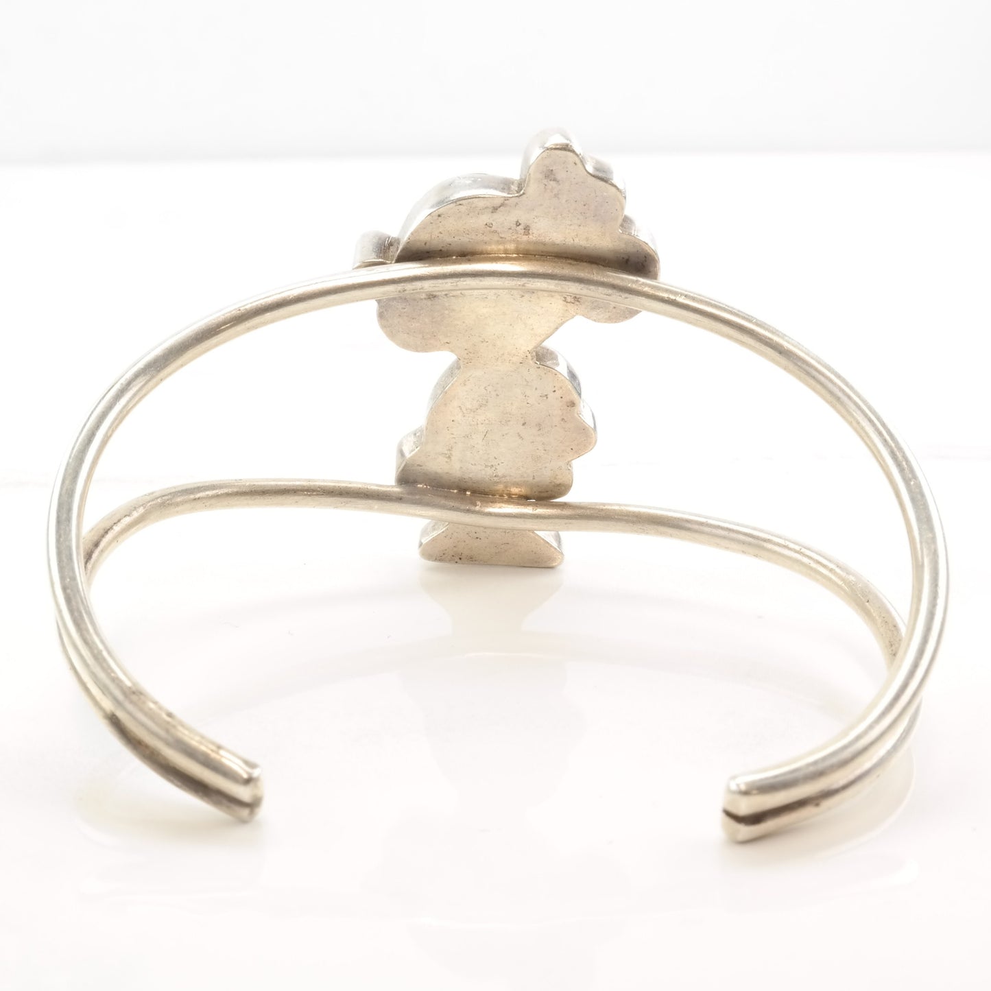 Sw Zunitunes Sterling Silver Inlay Mini Mouse Cuff Bracelet BR2109