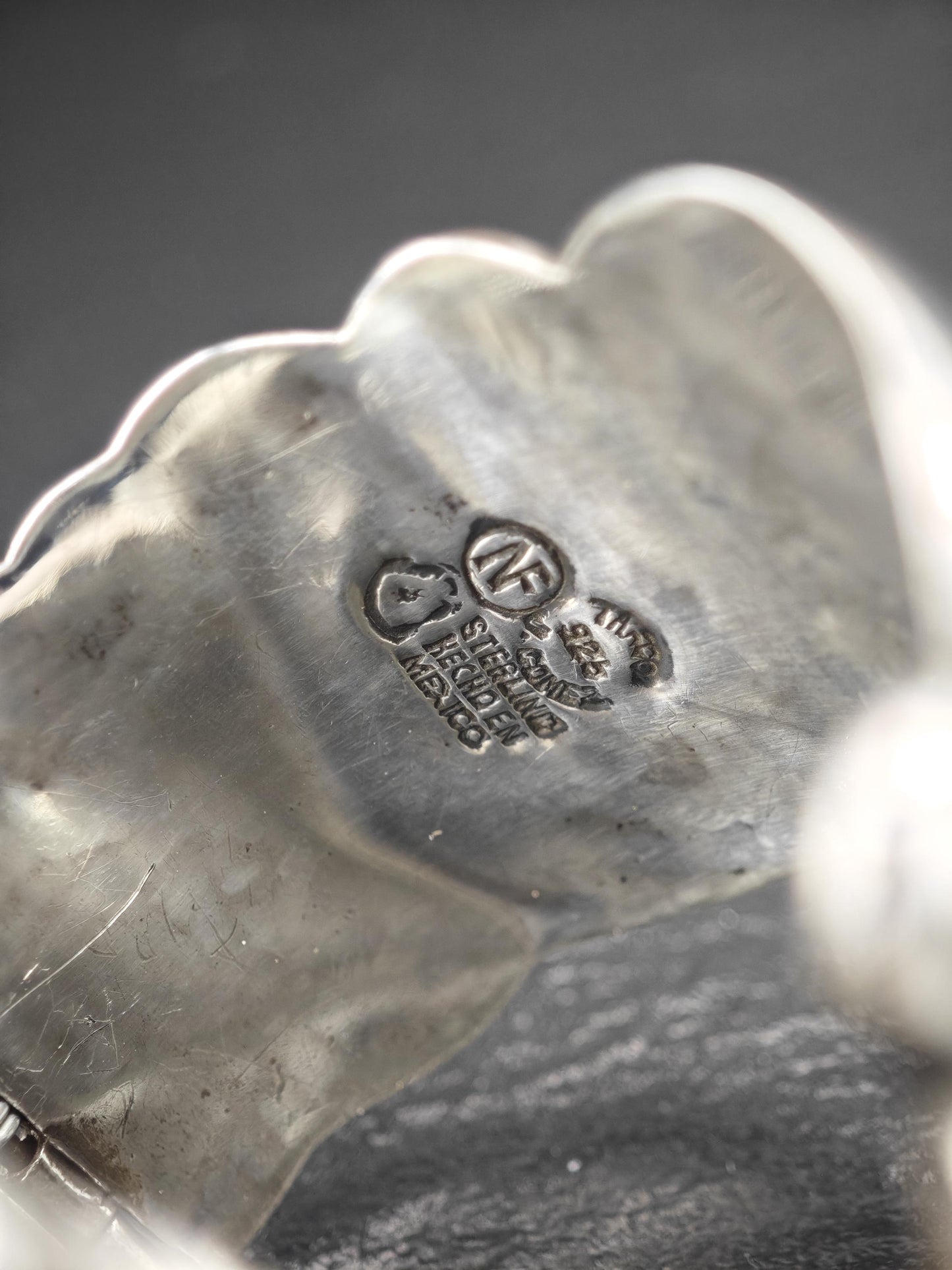 Taxco, Gomez Clamper Cuff Bracelet Sterling Silver