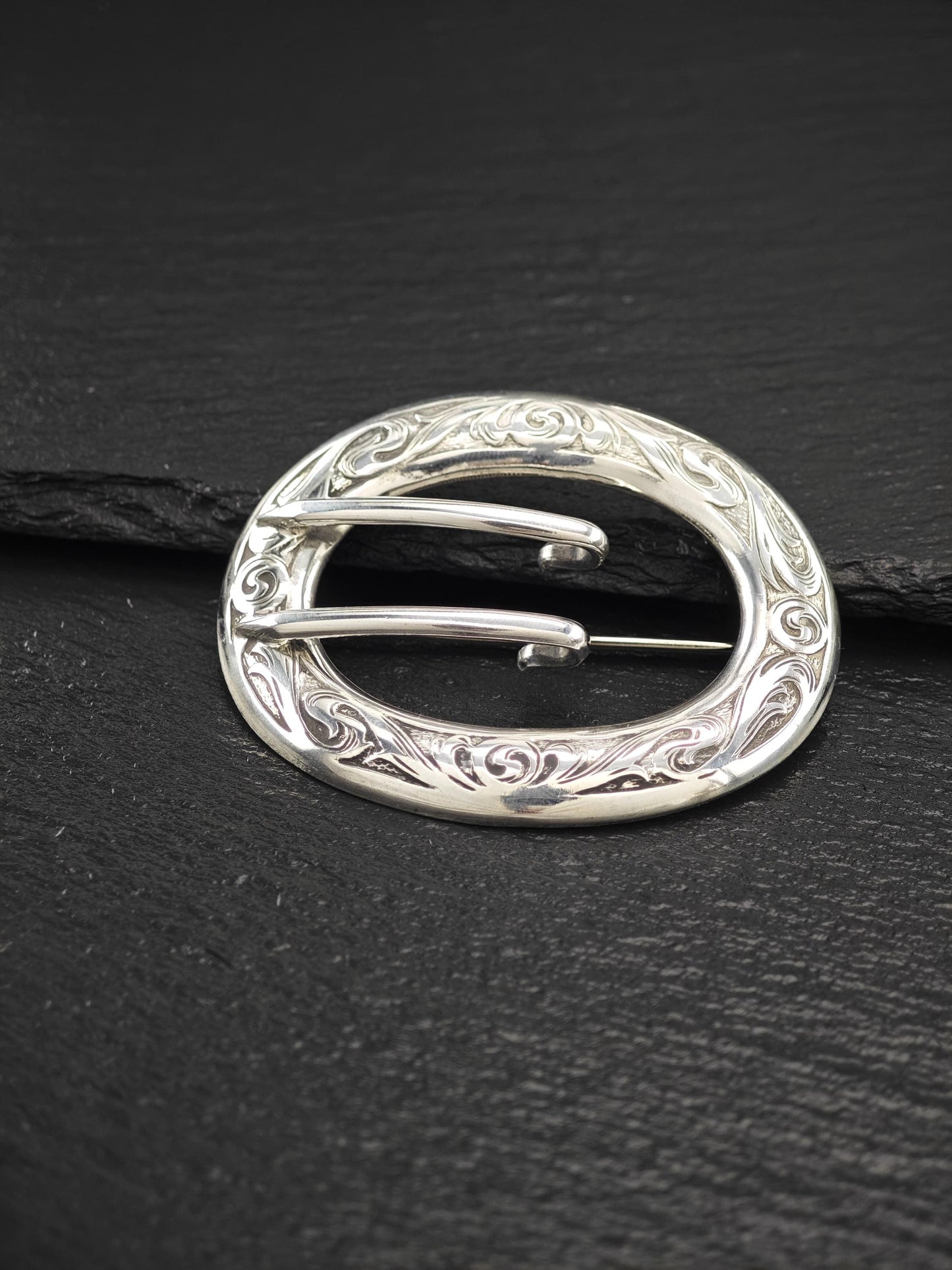 Antique Kerr Art Nouveau, Sash Buckle Sterling Silver