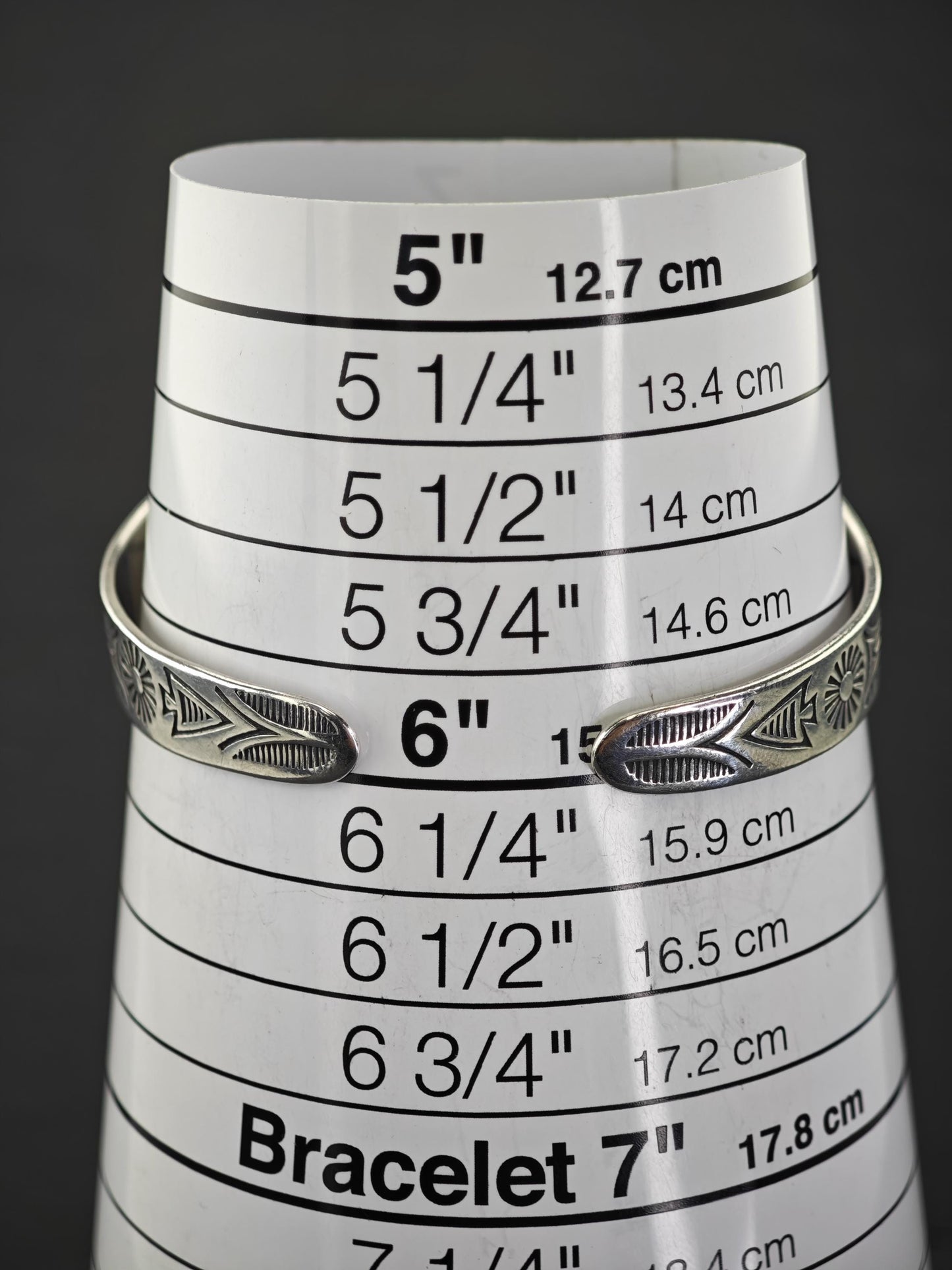 Fred Harvey Era, Sterling Silver Cuff Bracelet