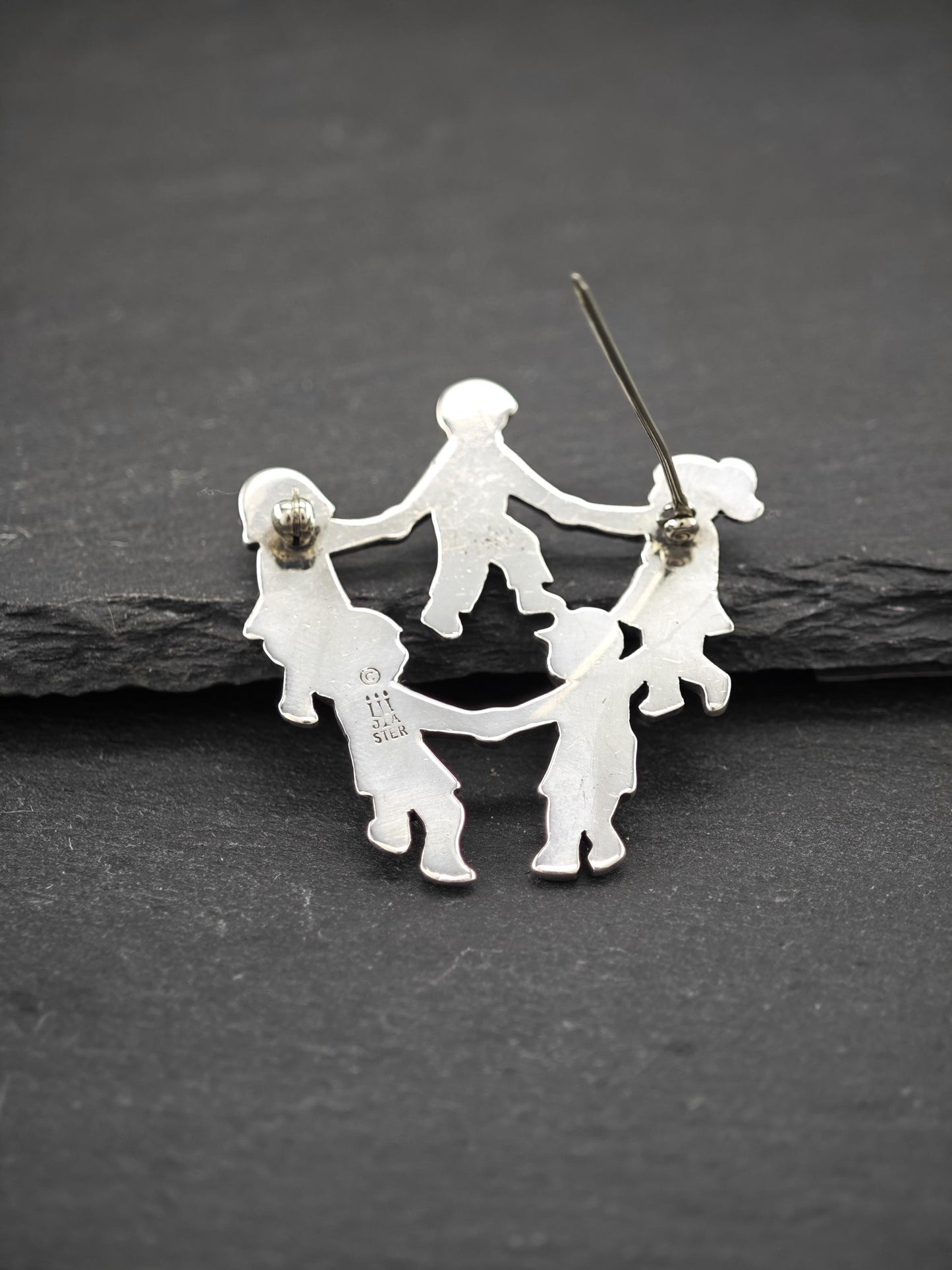 James Avery Ring Around The Roise Brooch Sterling Silver