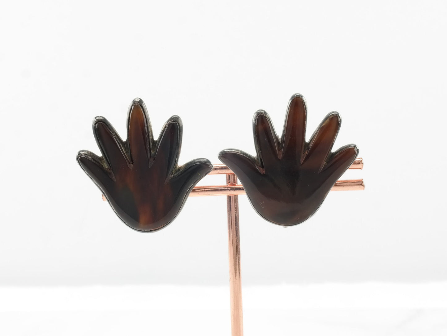 Spratling Taxco Earrings Screw Back Sterling Silver Hand