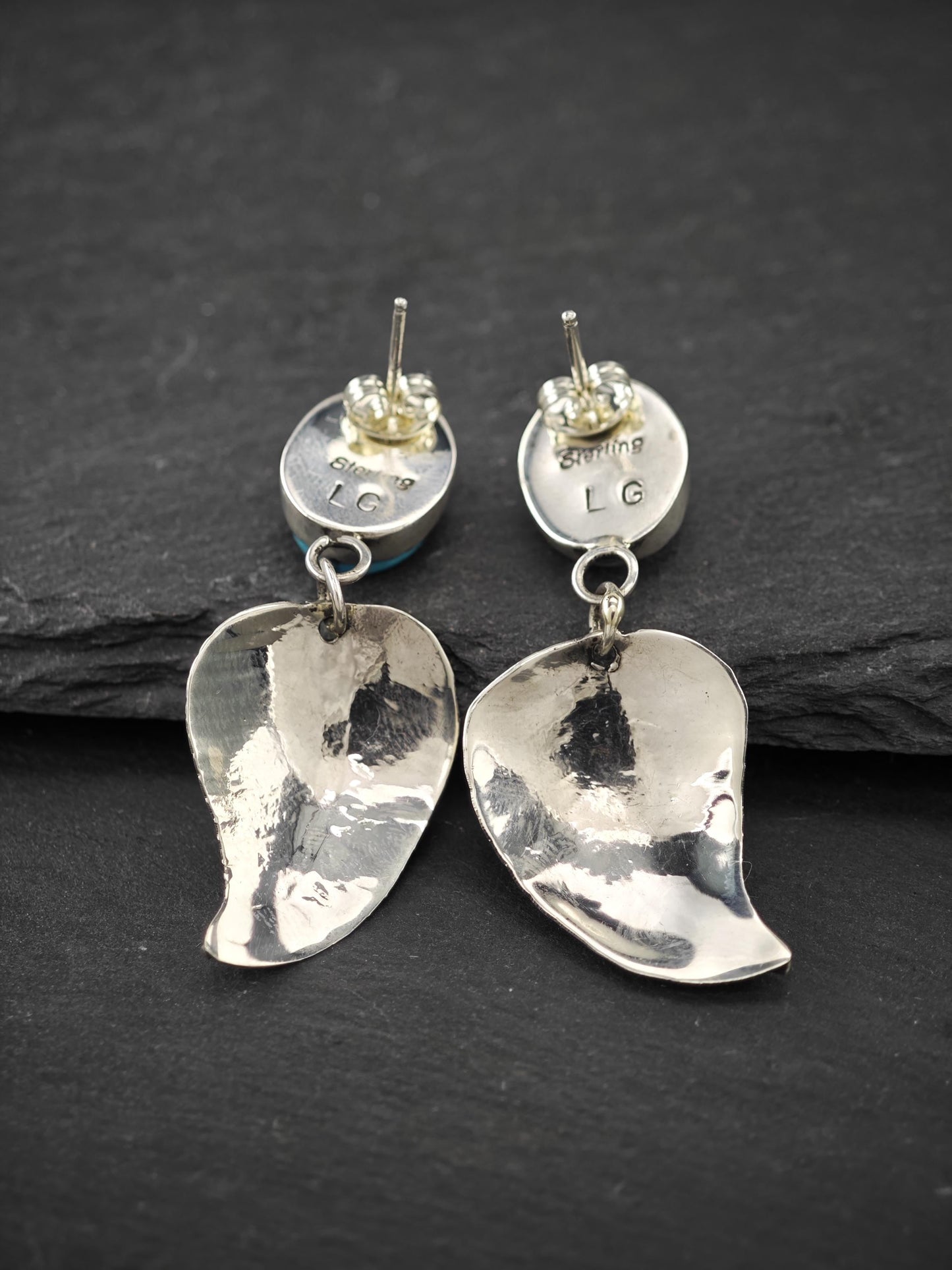 Native American Stud/Dangle Earrings Sterling Silver