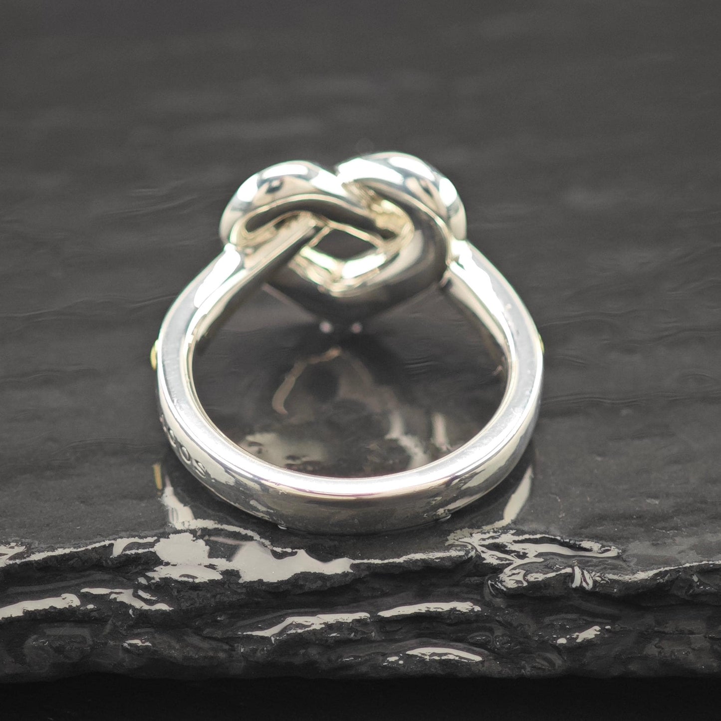 Lagos 18K Gold Accent Heart Ring Sterling Silver