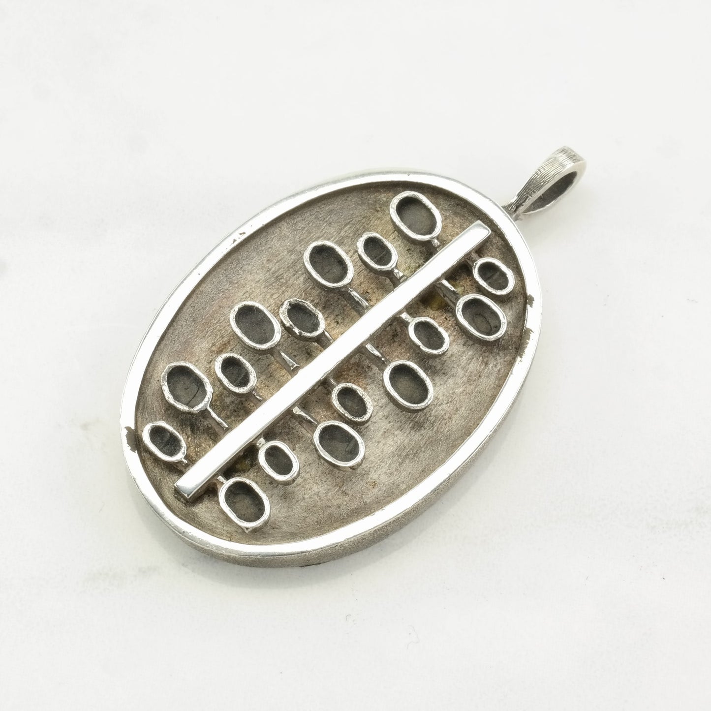 Vintage Southwest Turquoise Sterling Silver Pendant