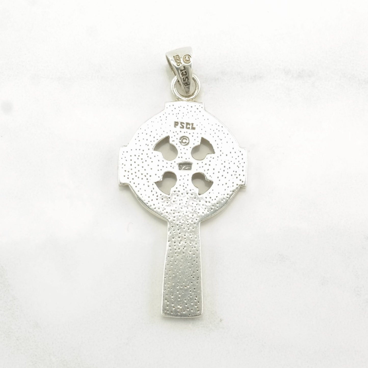 Vintage Celtic Cross Ornate Sterling Silver Pendant