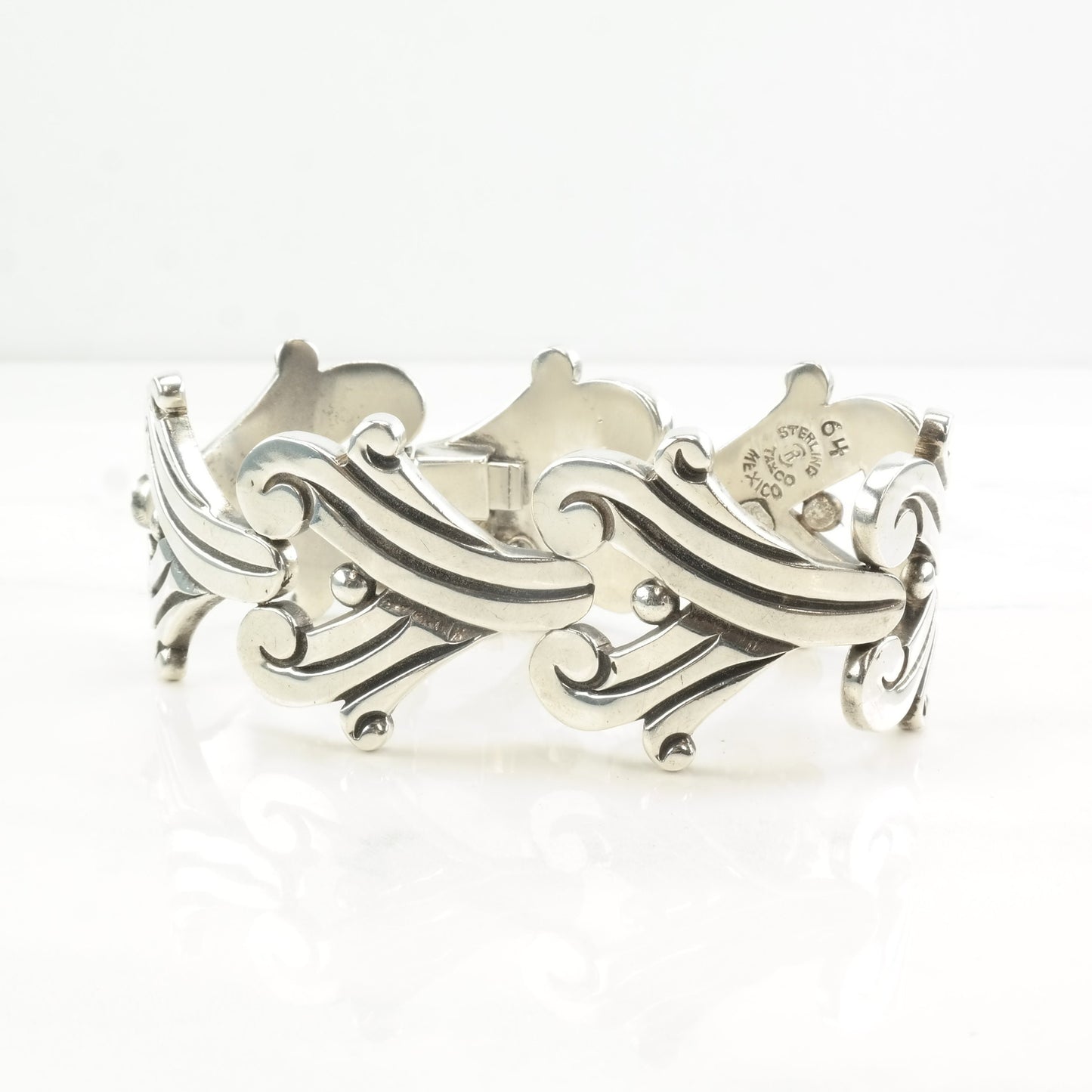 Taxco Sterling Silver Bracelet Modernist