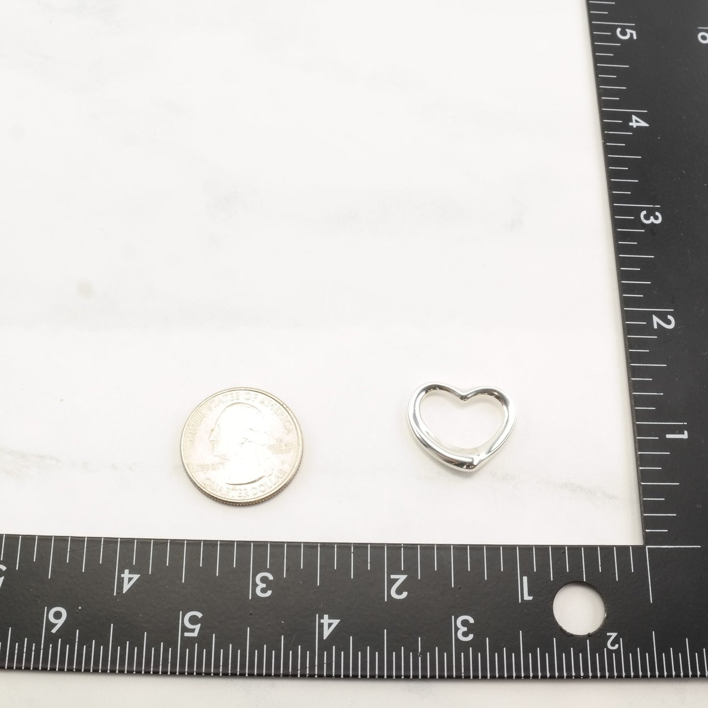 Vintage Tiffany & Co Peretti Heart Sterling Silver Pendant