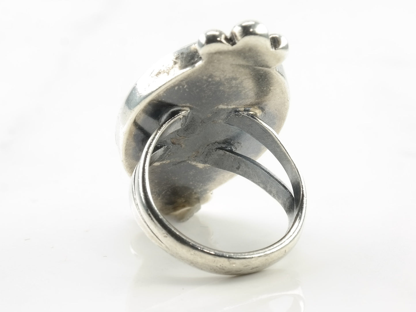 Vintage Southwest Silver Ring Jasper Sterling Size 5 1/2