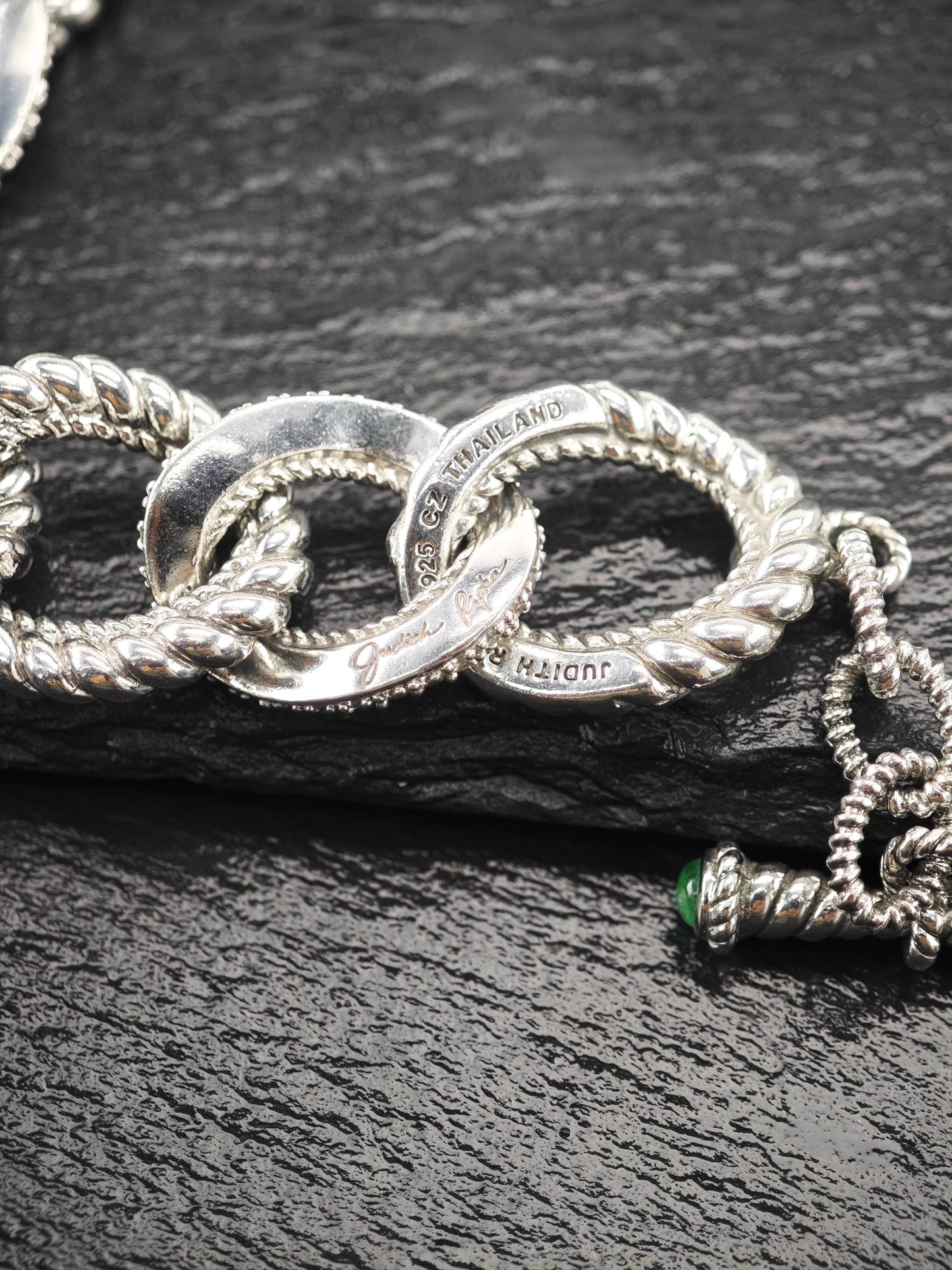 Vintage Judith Ripka Bracelet Sterling Silver