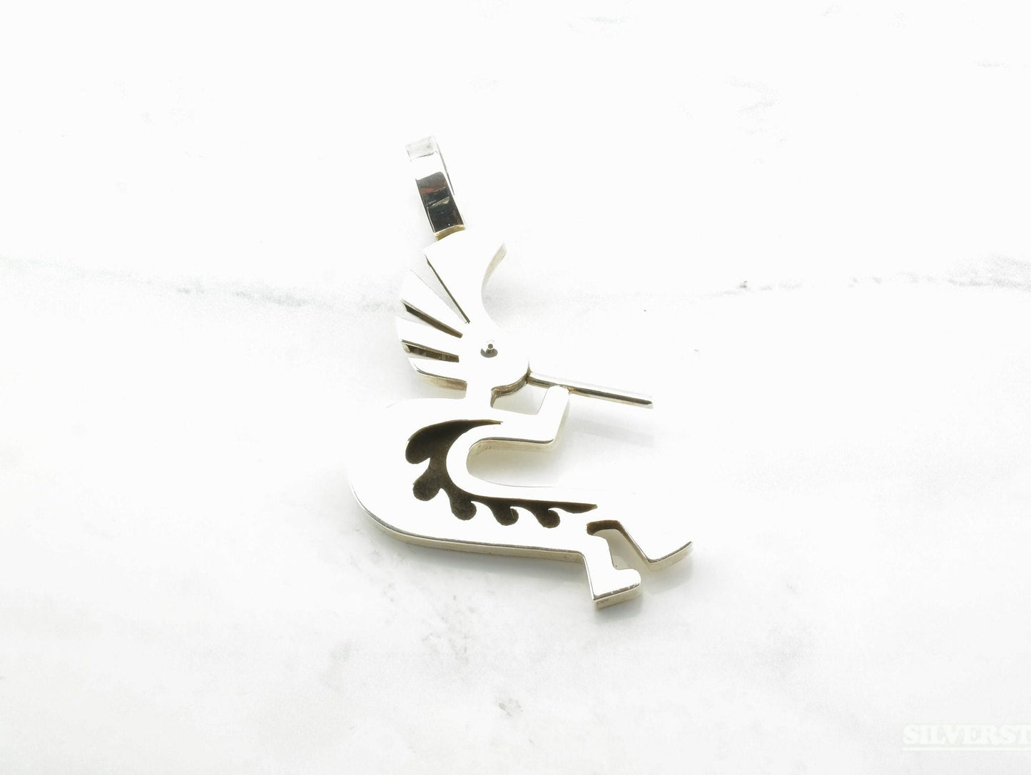 Vintage Rain Dancer Sterling Silver Pendant Silver