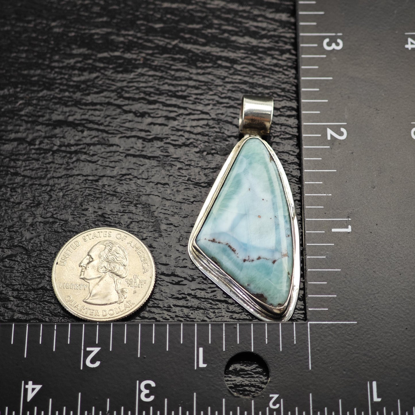 Larimar Pendant Sterling Silver P3060