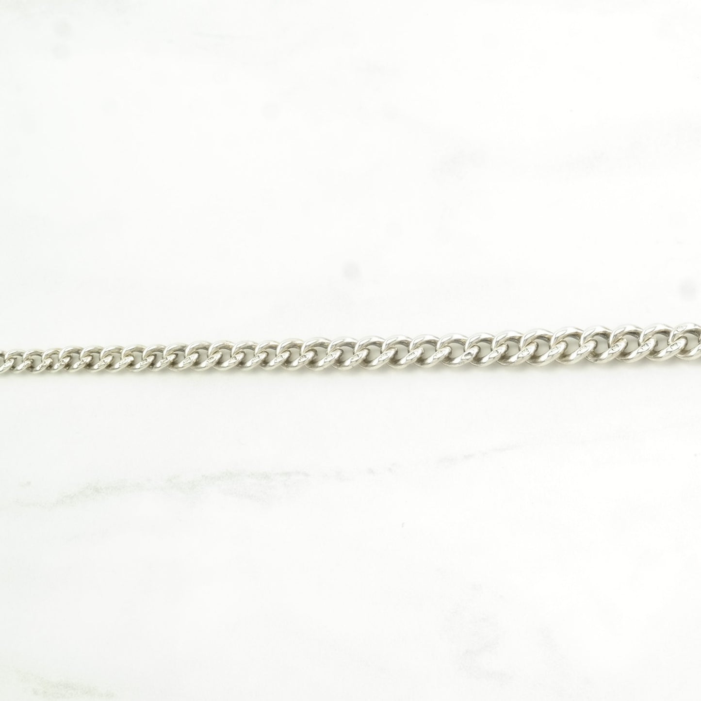 Antique Henry Pope 1890s, Sterling Silver Graduated Links Watch Chain MISC0162