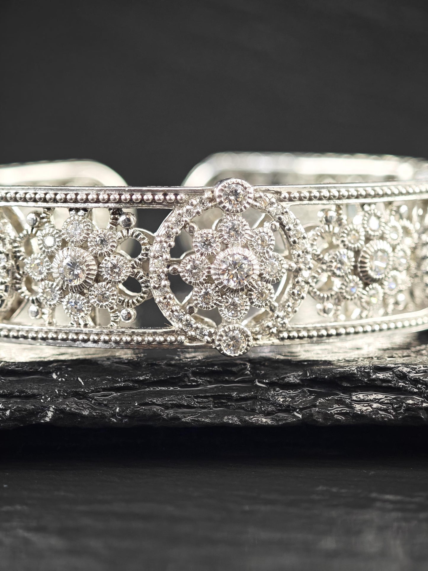 Judith Ripka, DQCZ Bracelet Sterling Silver