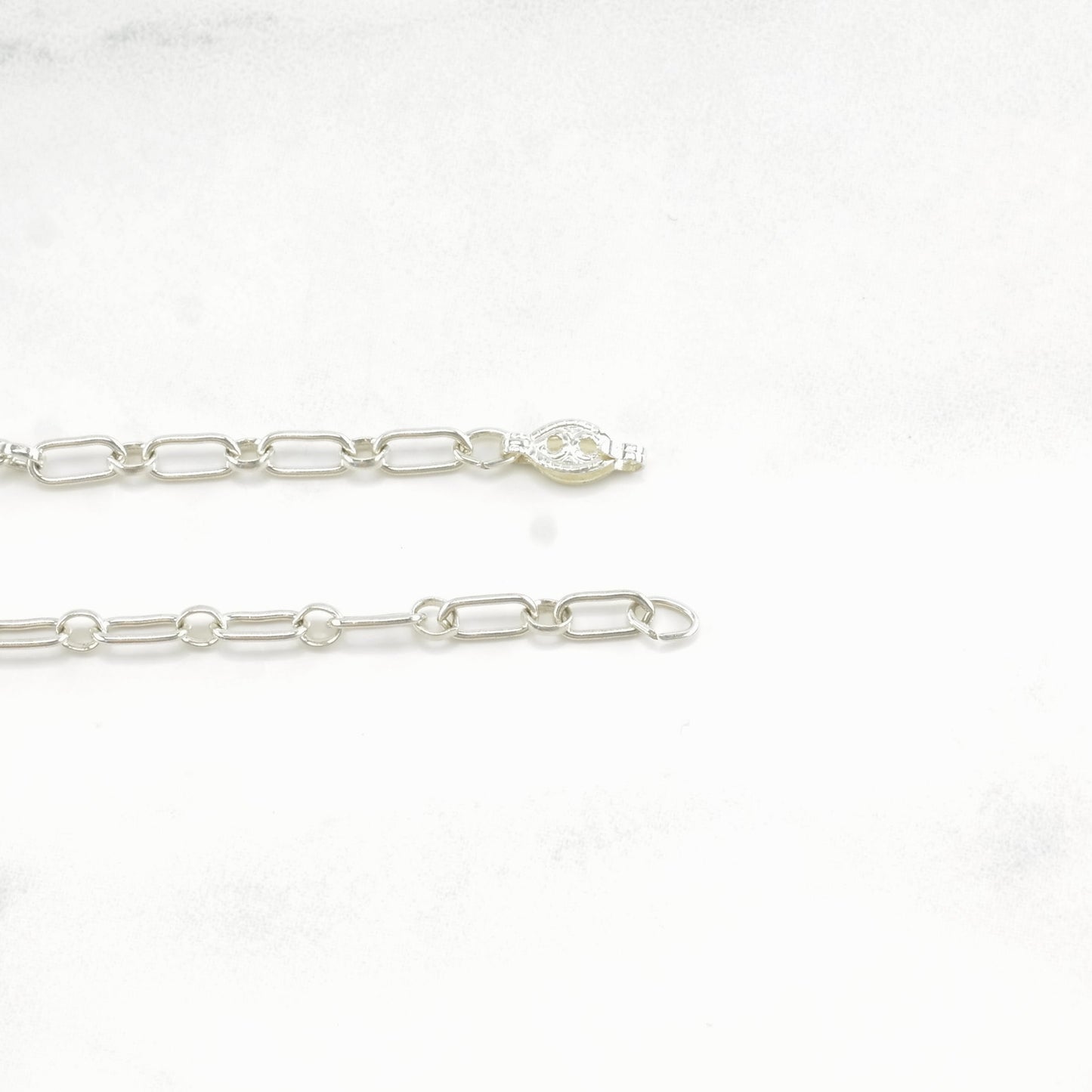 Christin Wolf Necklace | Sterling Silver & Mother of Pearl Pendant | Diamond Accent | Modernist Jewelry | 1990s